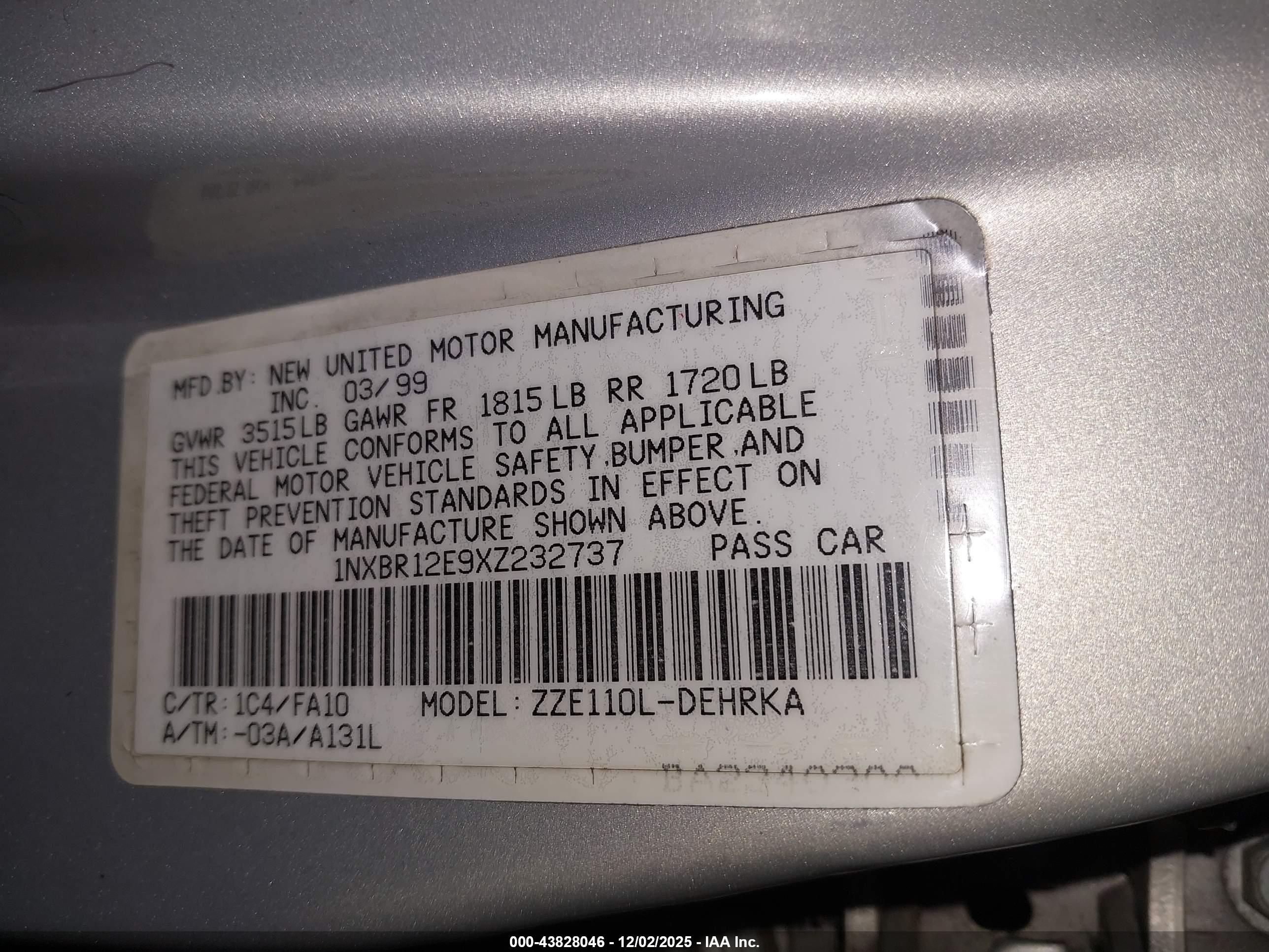 TOYOTA COROLLA image 9