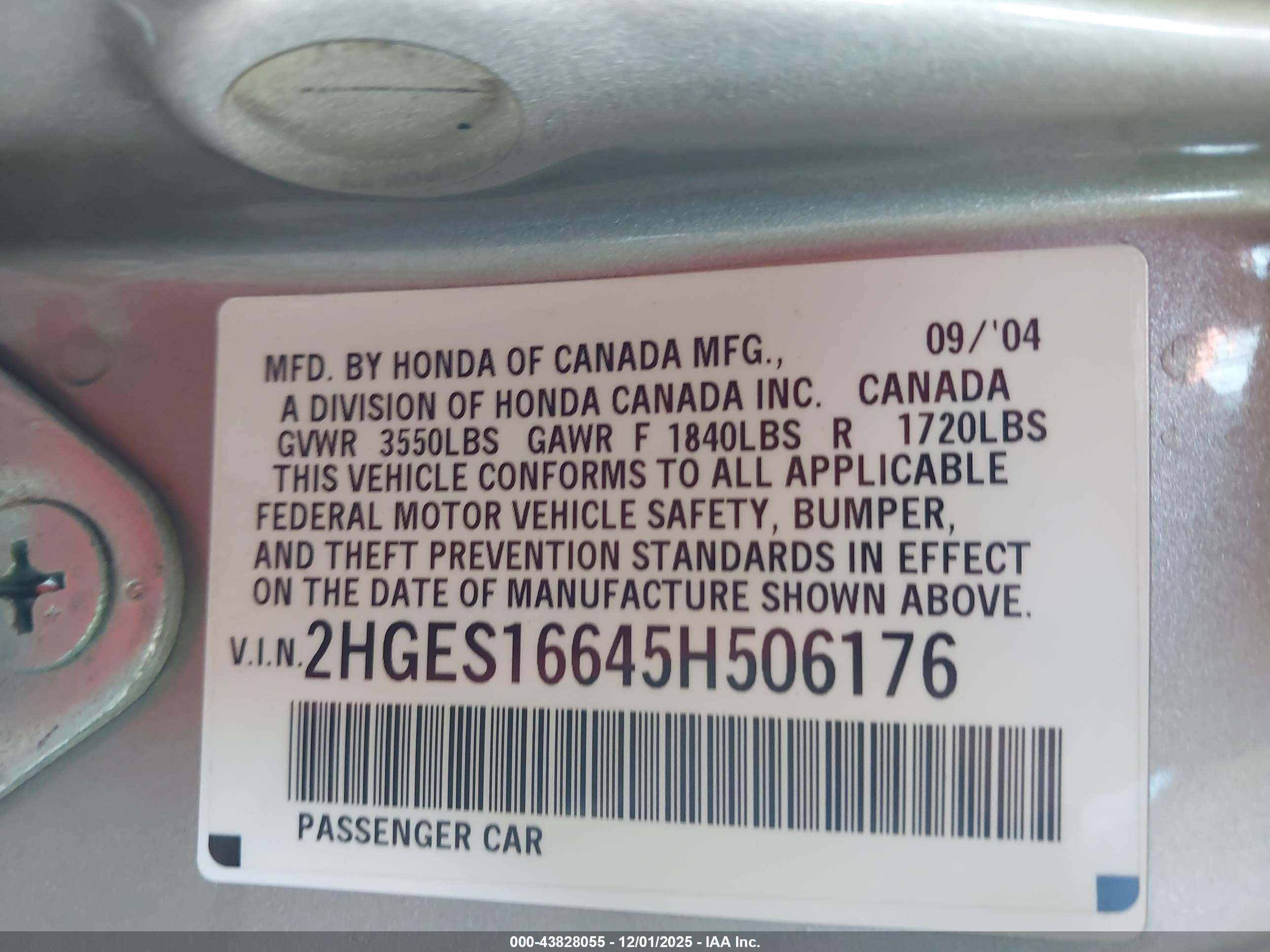 HONDA CIVIC image 9
