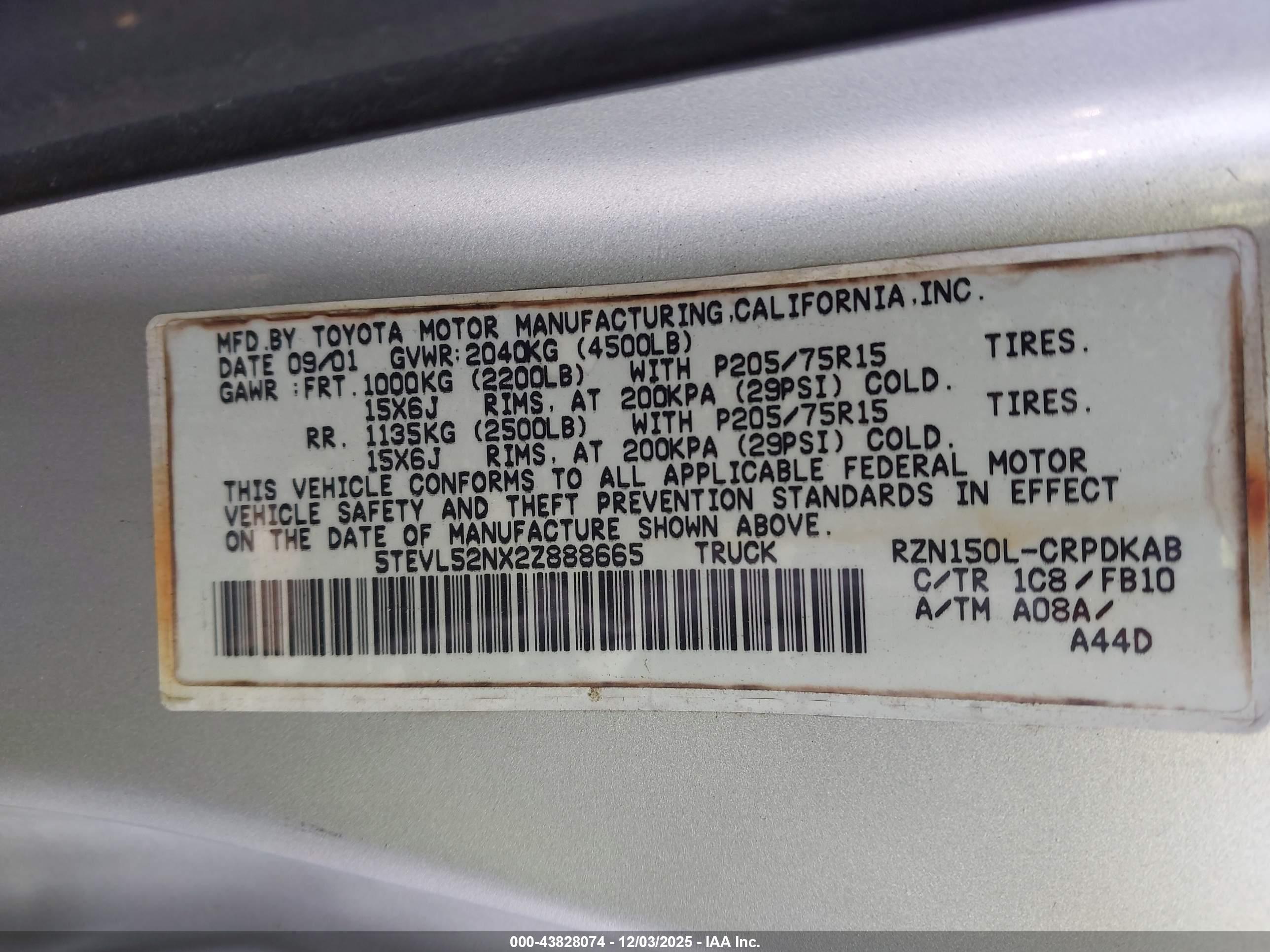 TOYOTA TACOMA image 9