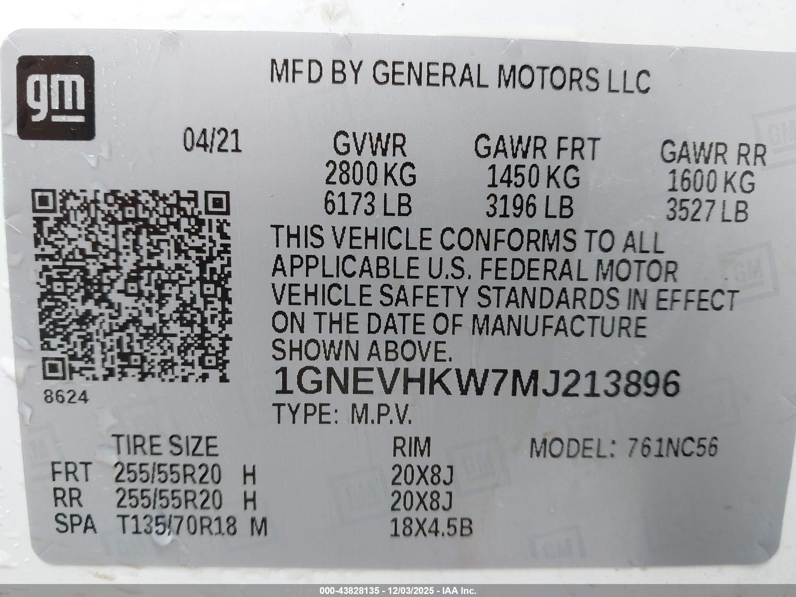 CHEVROLET TRAVERSE image 9