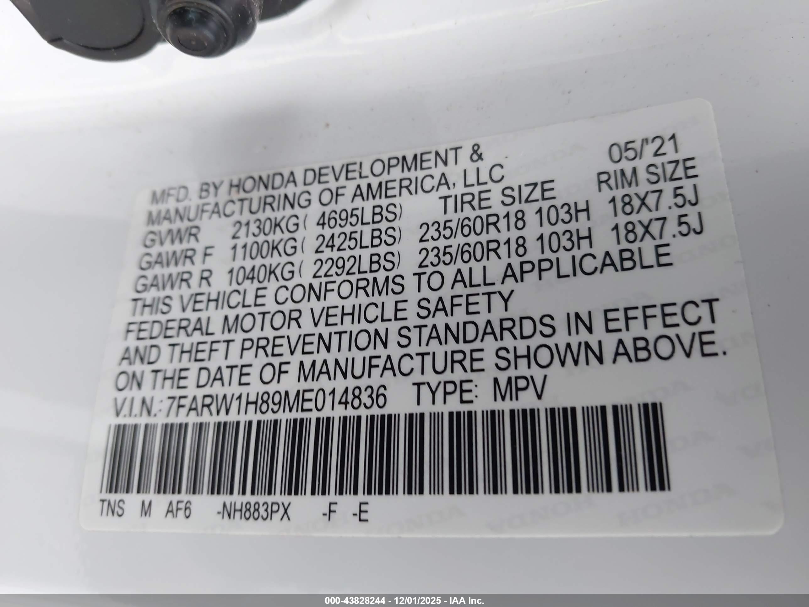 HONDA CR-V image 9