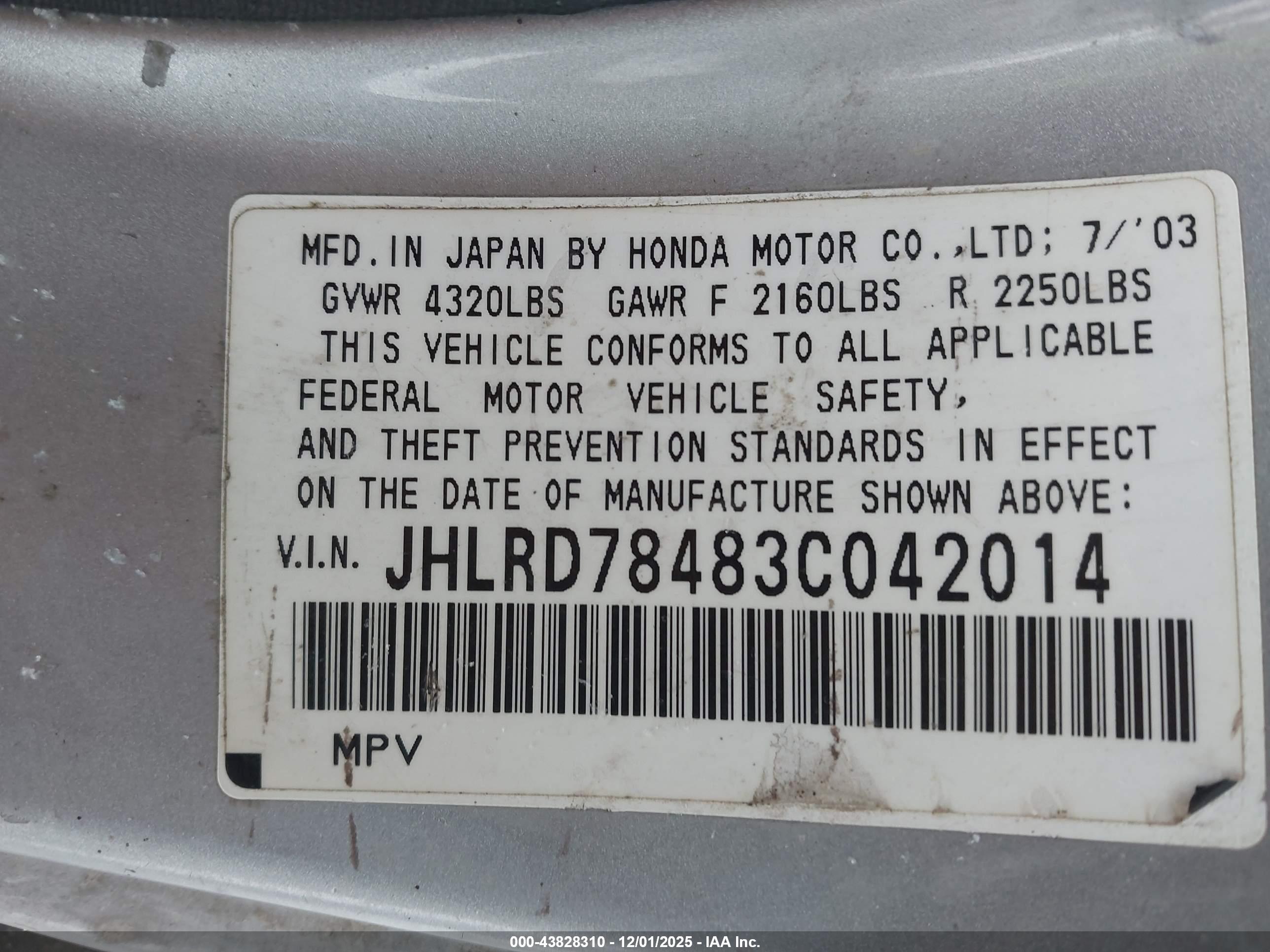 HONDA CR-V image 9