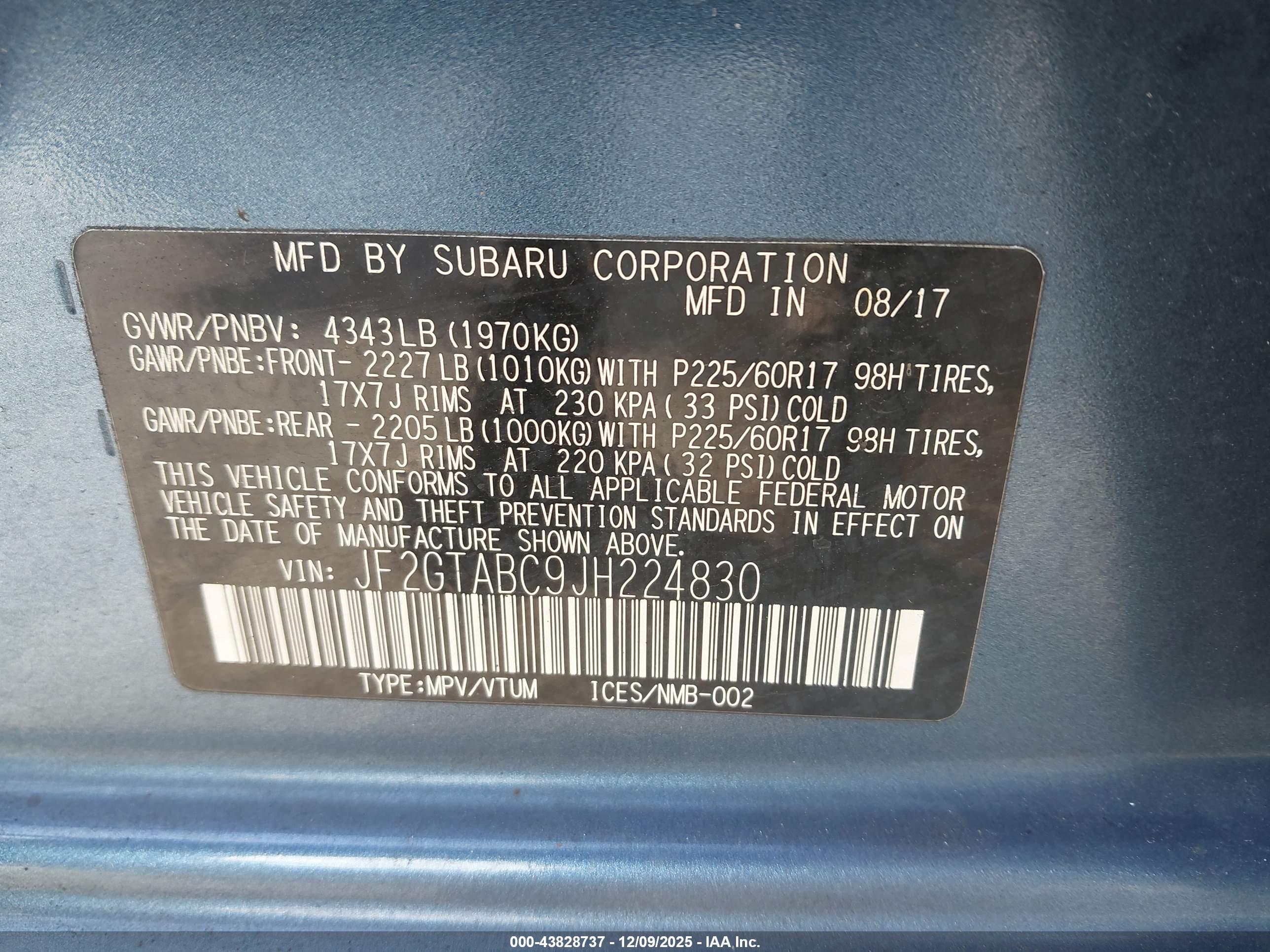 SUBARU CROSSTREK image 9