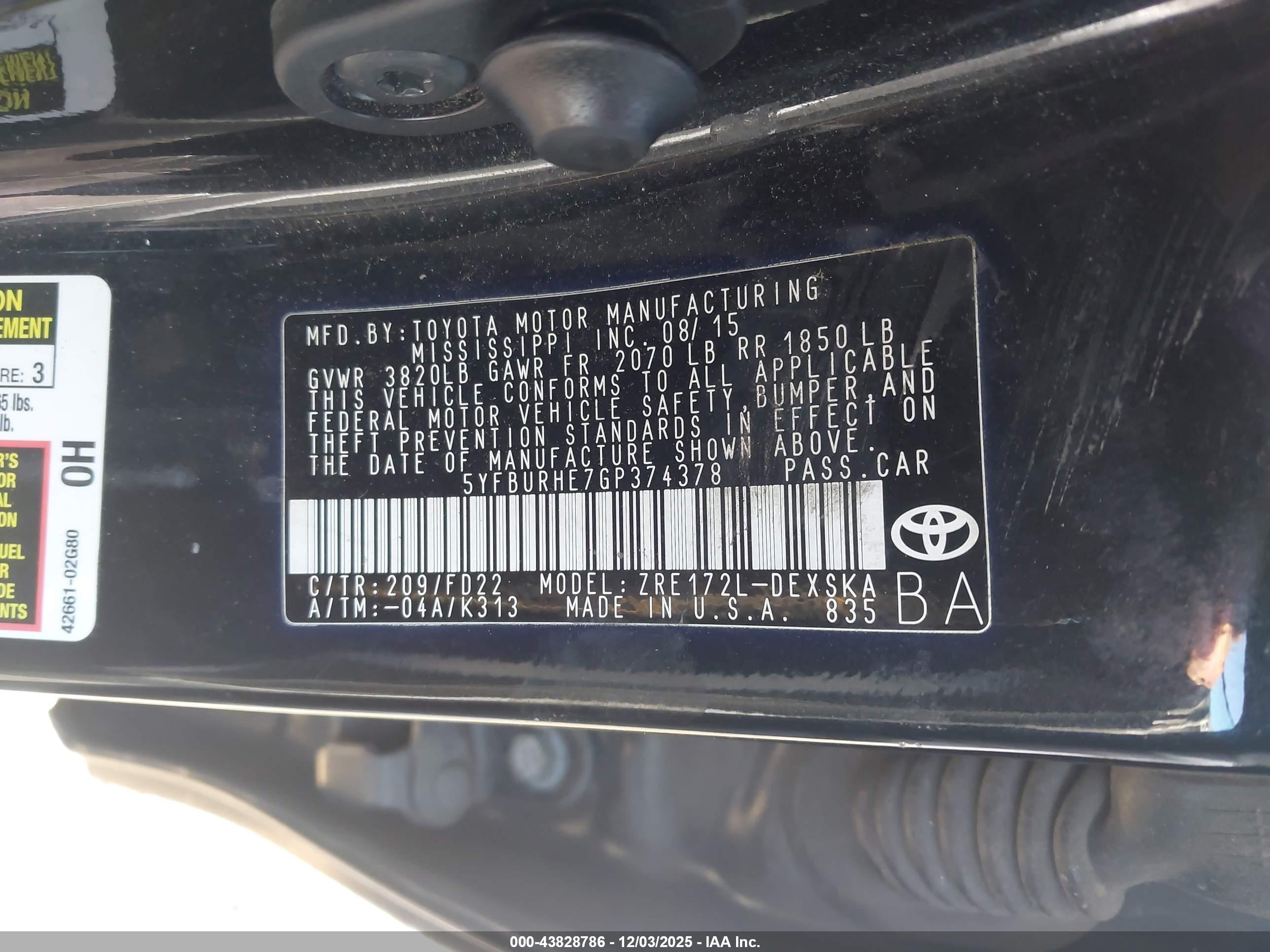 TOYOTA COROLLA image 9