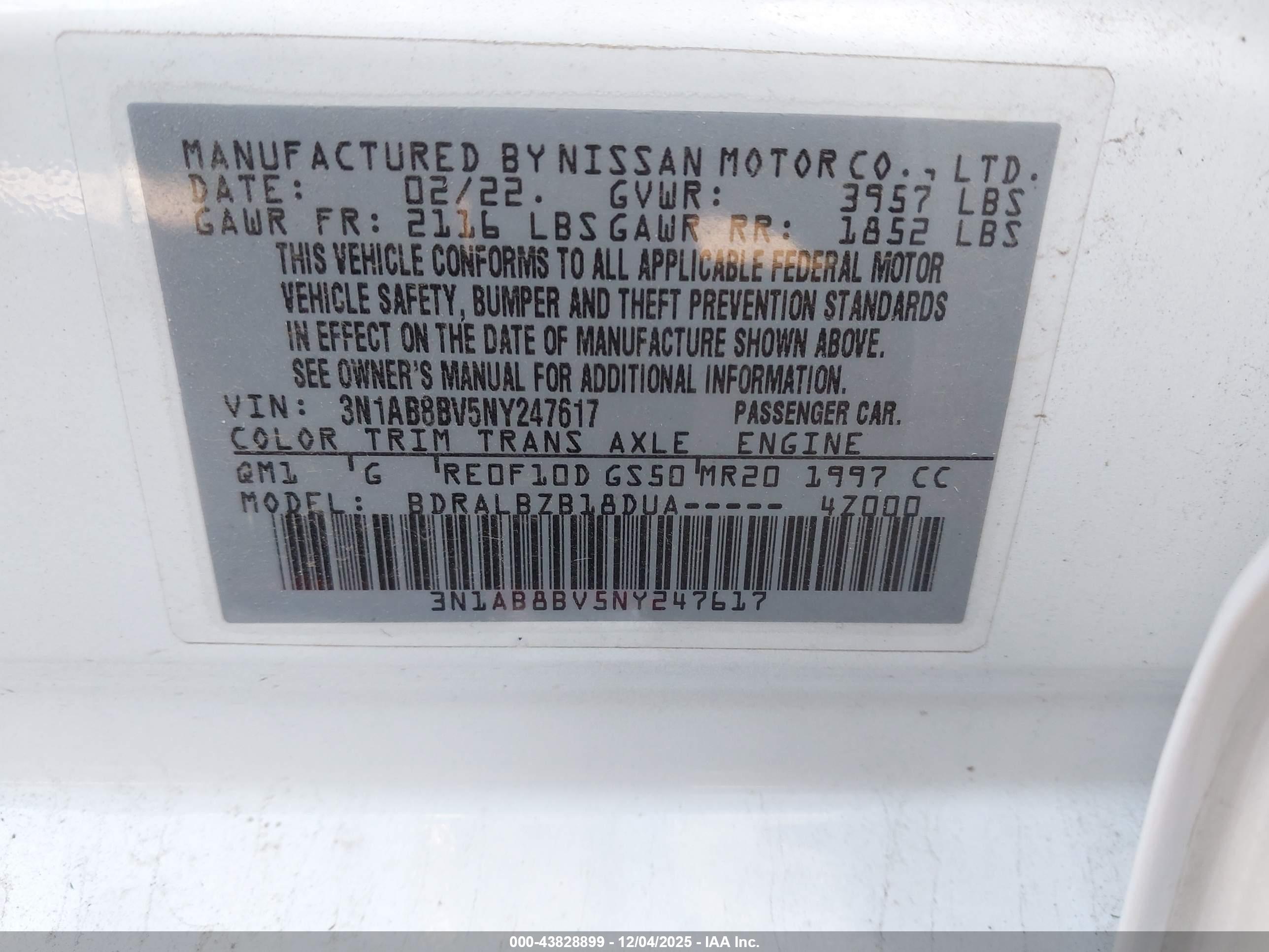 NISSAN SENTRA image 9