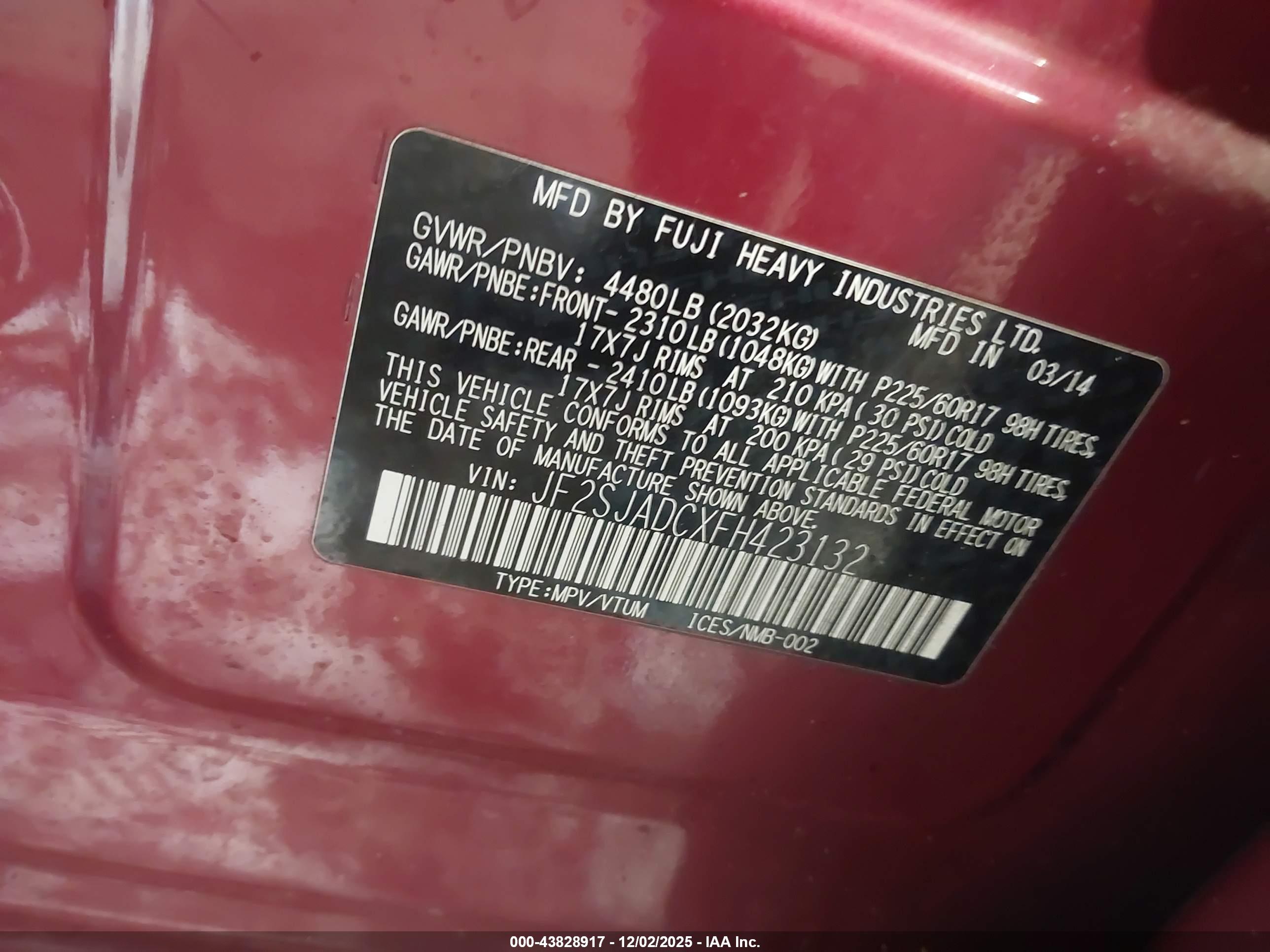 SUBARU FORESTER image 9