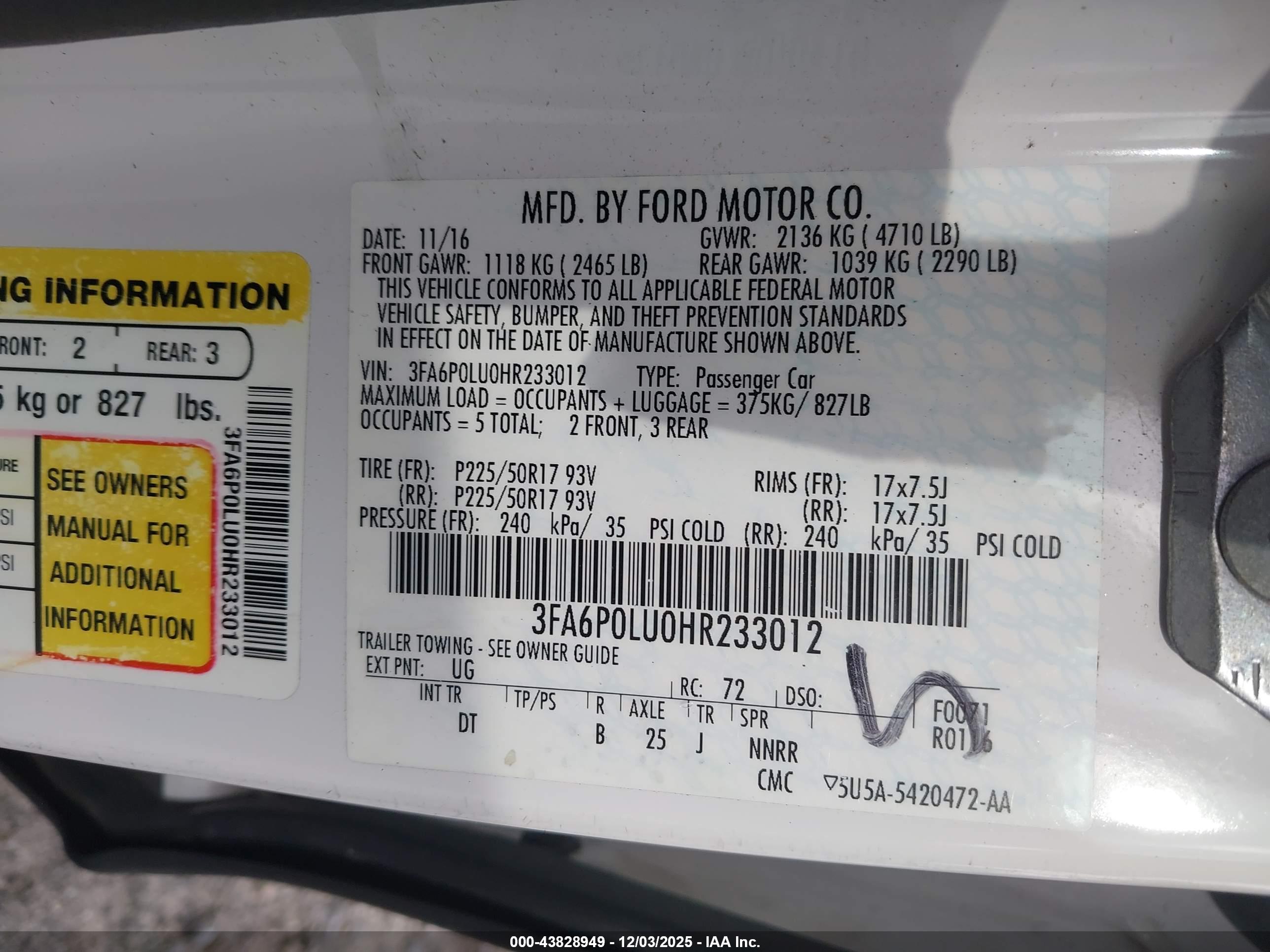 FORD FUSION image 9