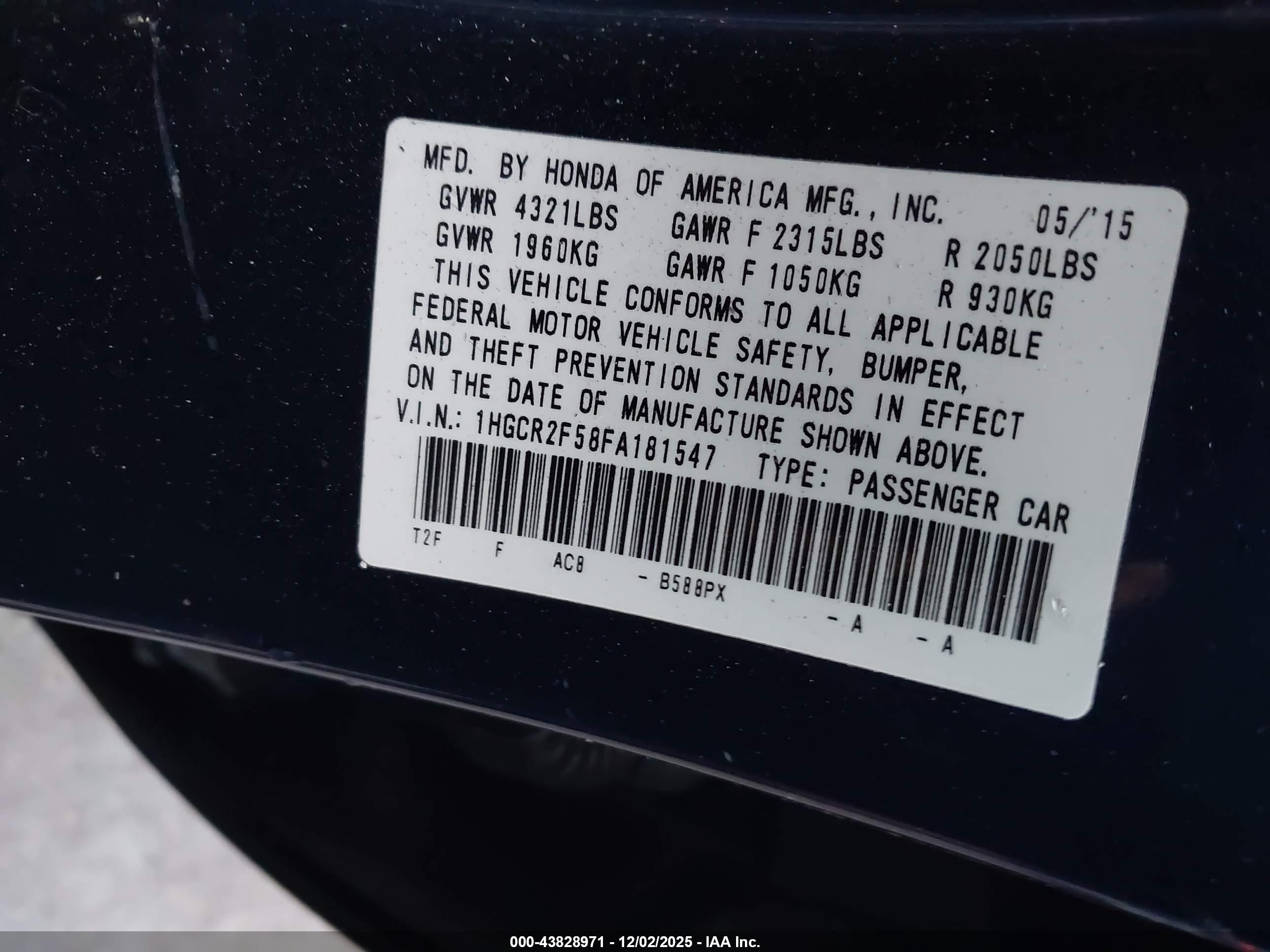 HONDA ACCORD image 9