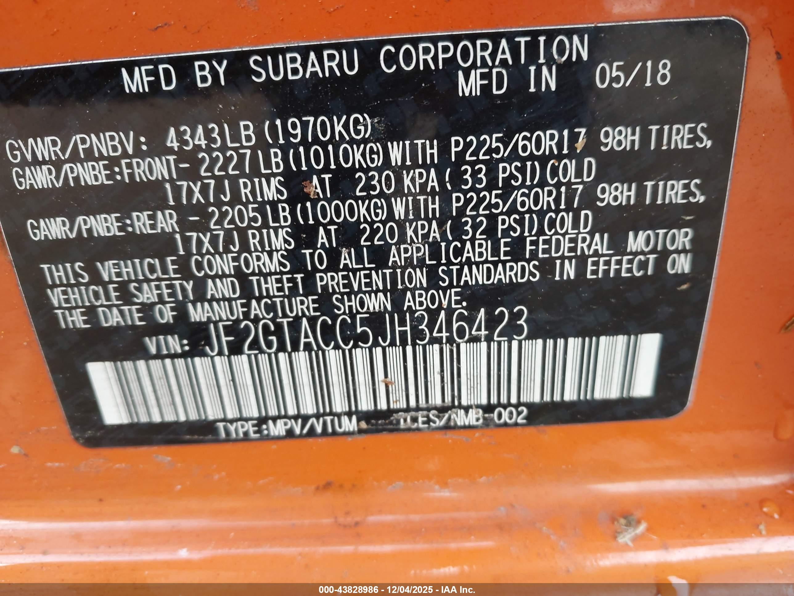 SUBARU CROSSTREK image 9