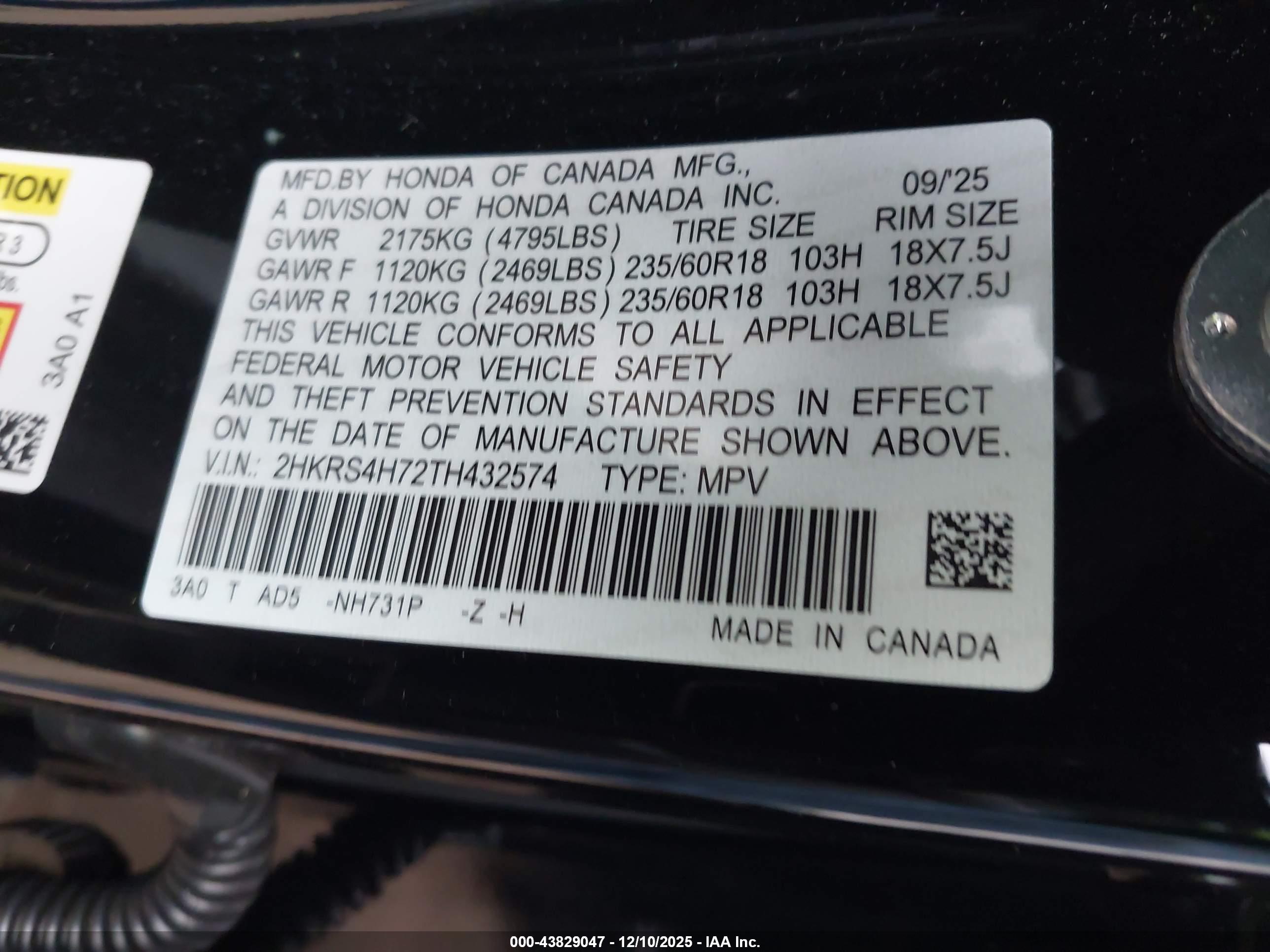 HONDA CR-V image 9