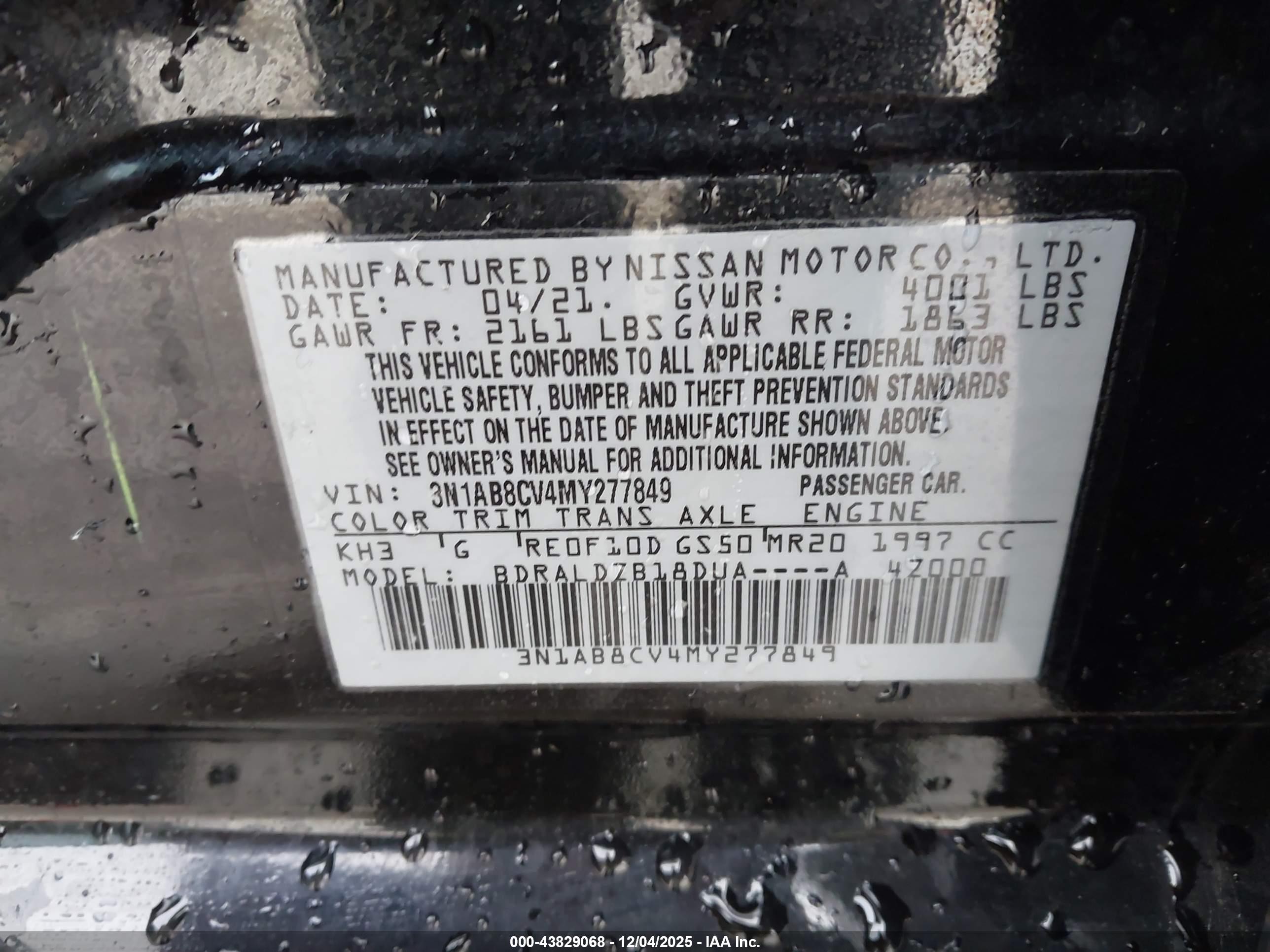 NISSAN SENTRA image 9