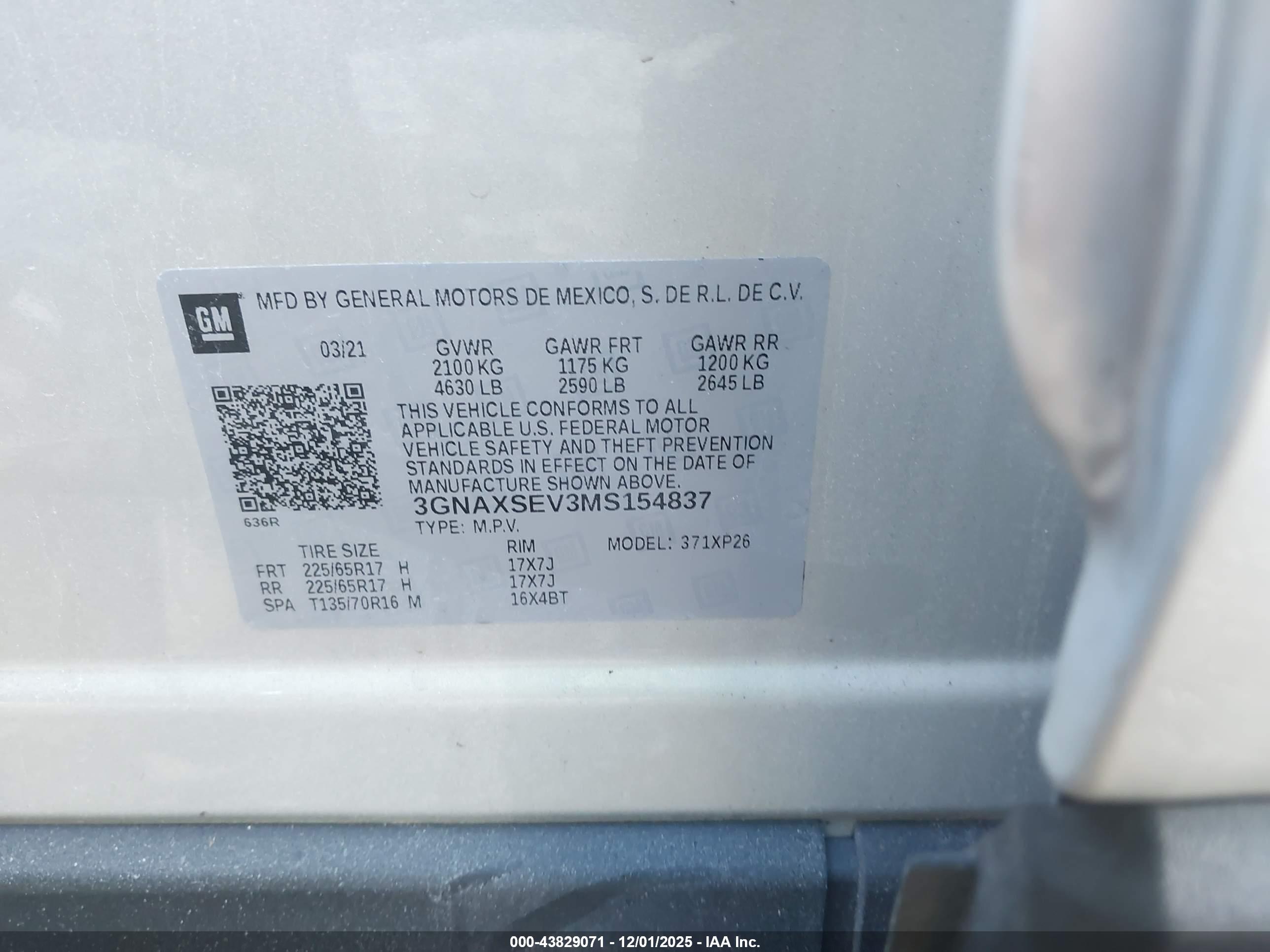 CHEVROLET EQUINOX image 9