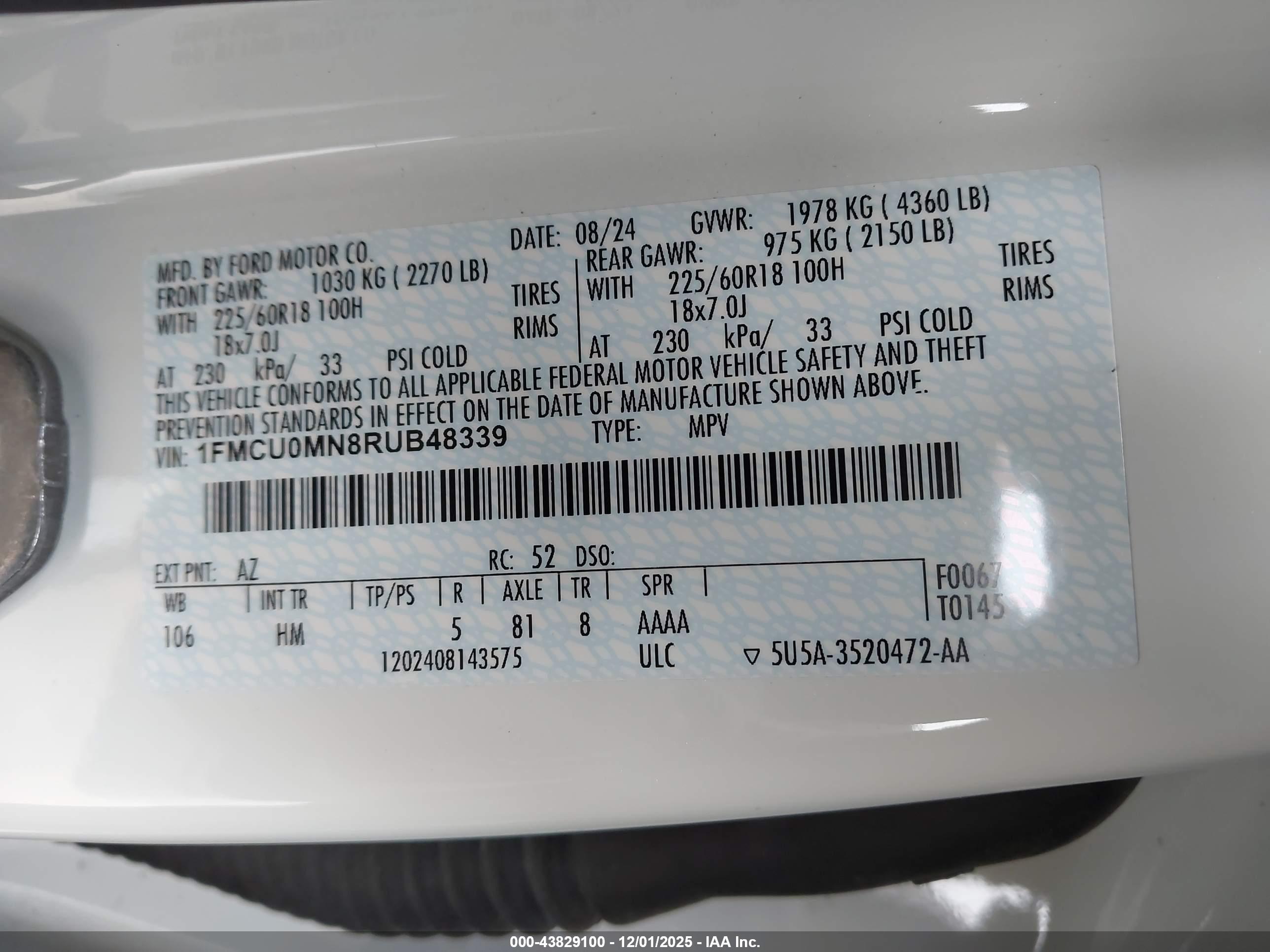 FORD ESCAPE image 9