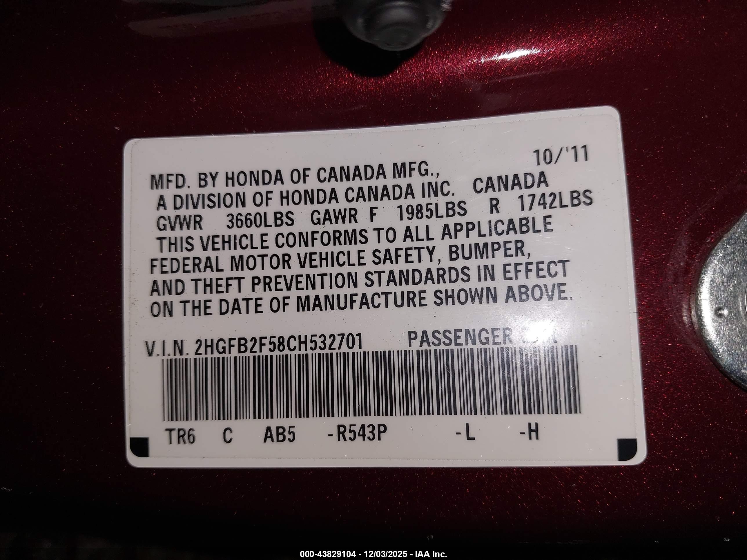 HONDA CIVIC image 9