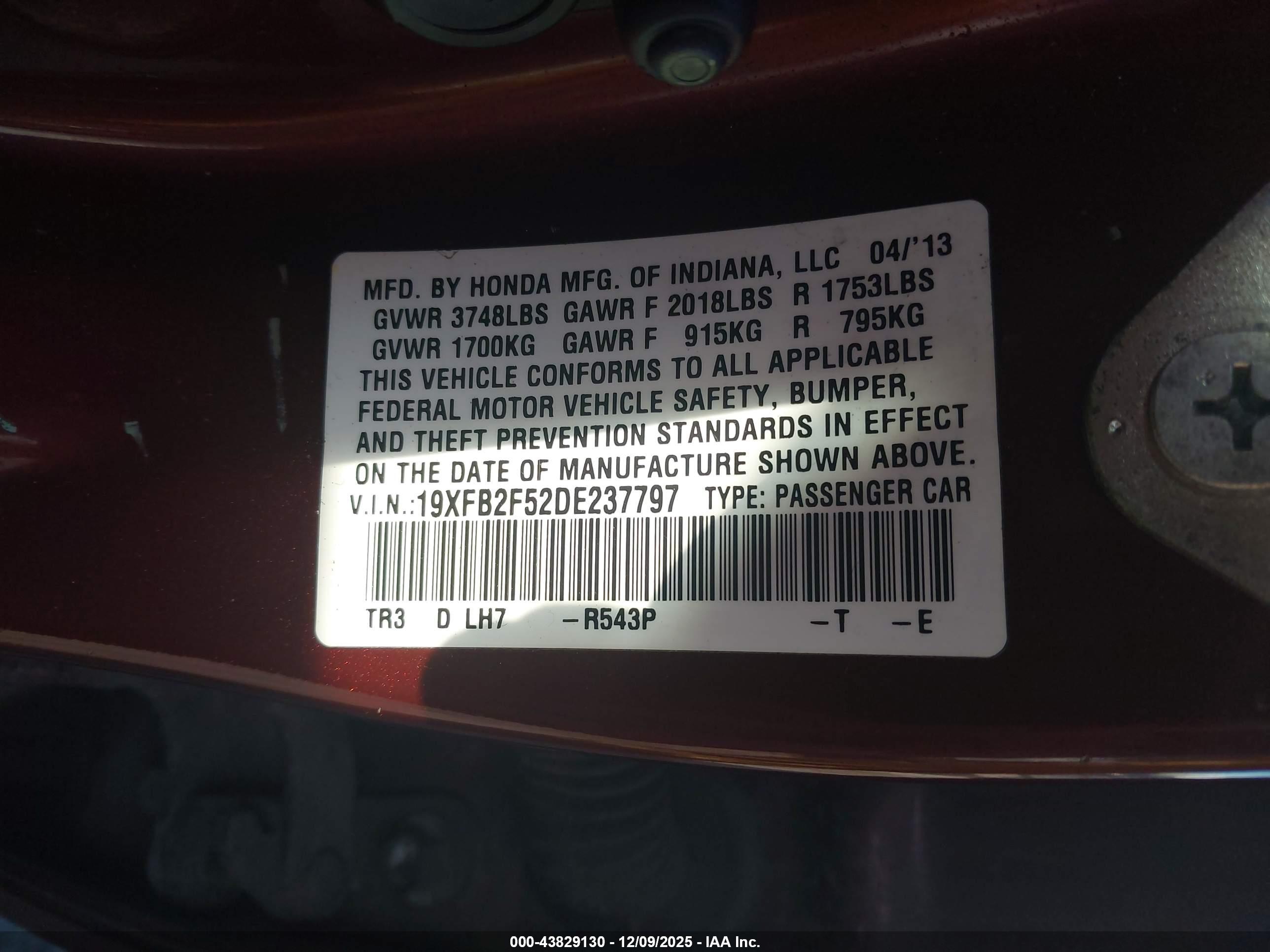 HONDA CIVIC image 9