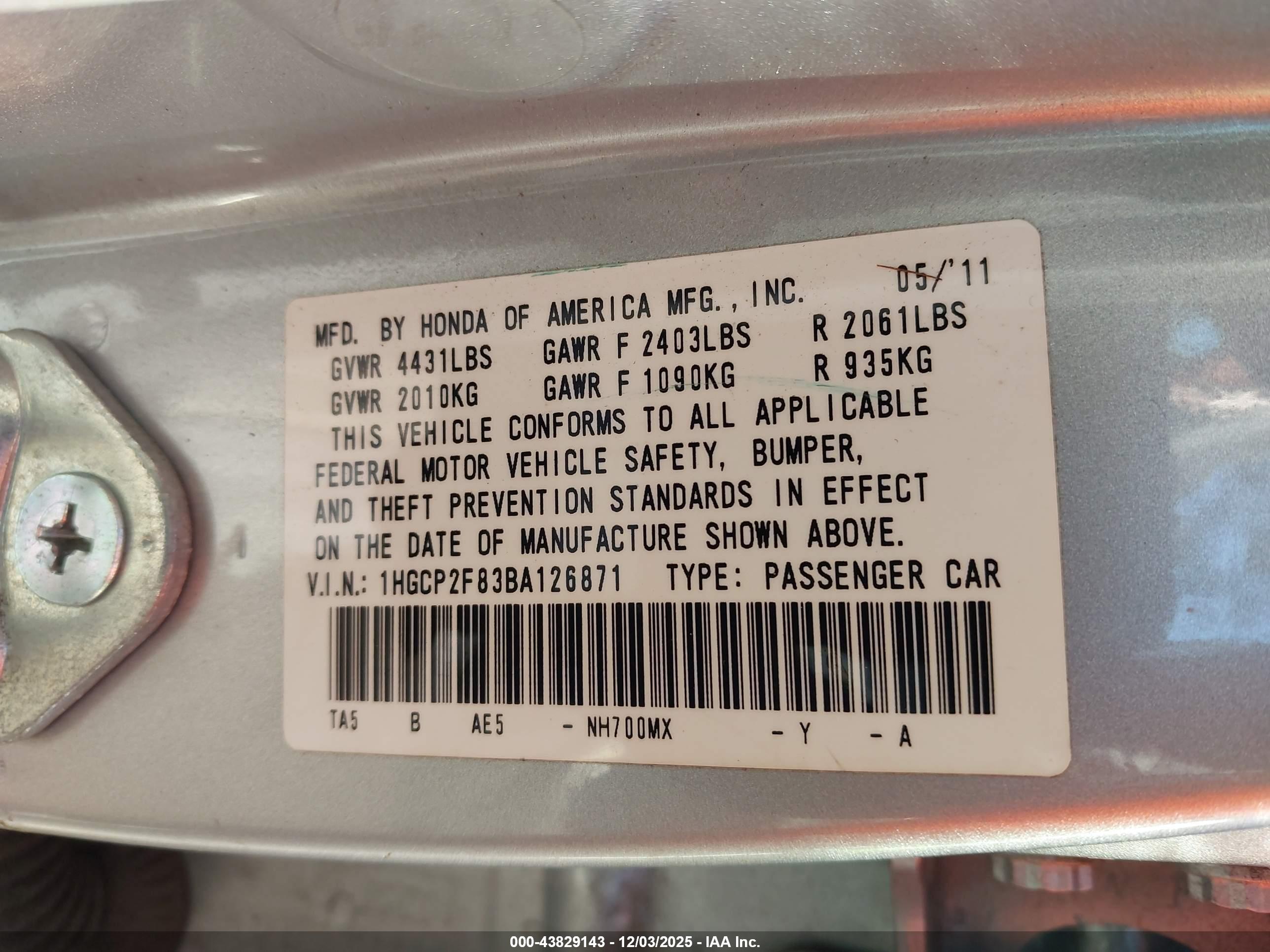 HONDA ACCORD image 9