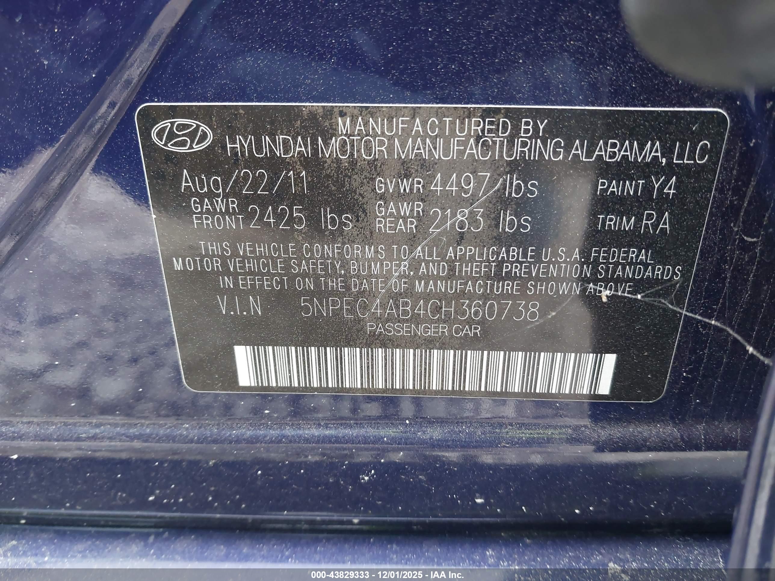 HYUNDAI SONATA image 9
