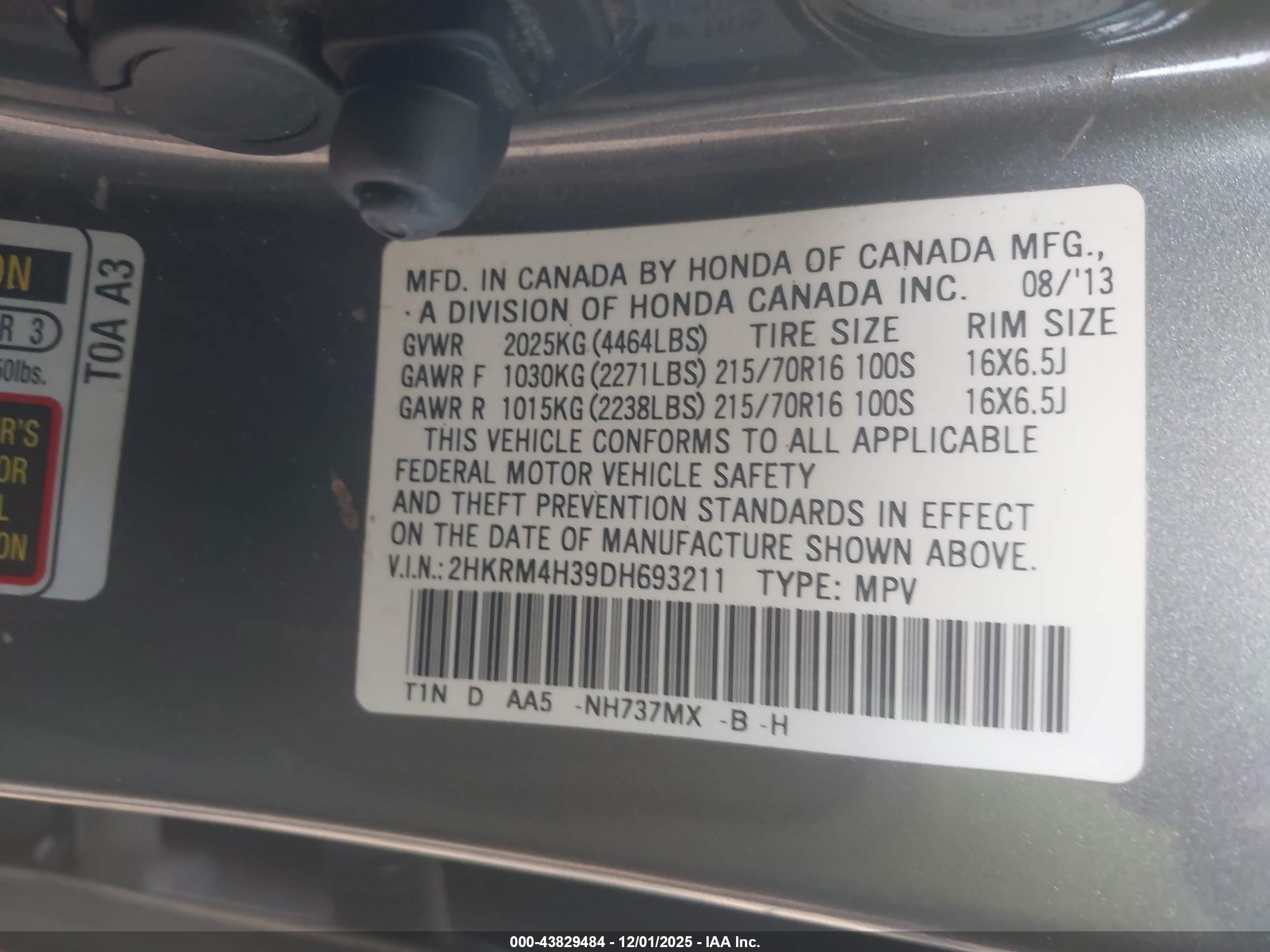HONDA CR-V image 9