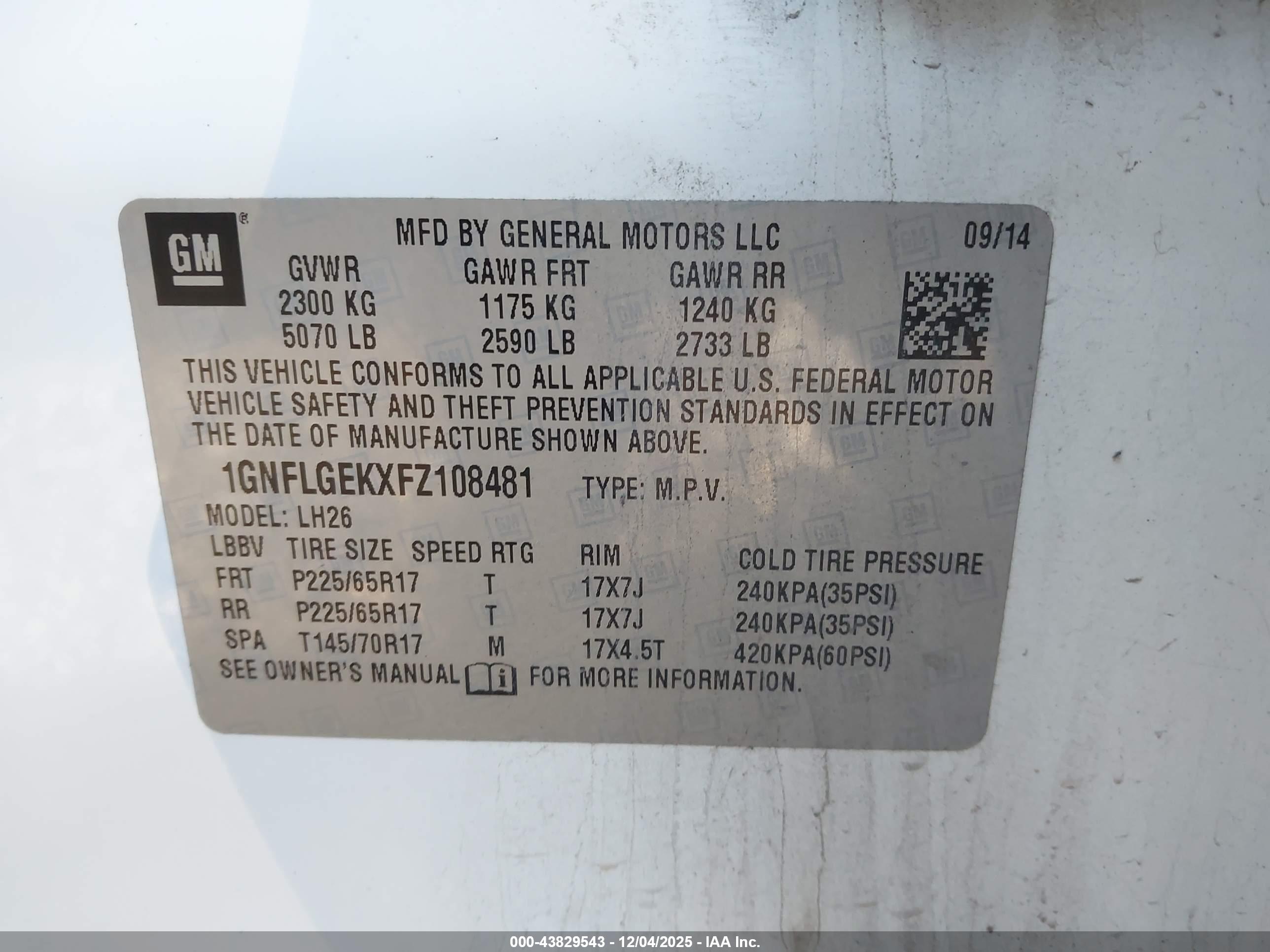 CHEVROLET EQUINOX image 9