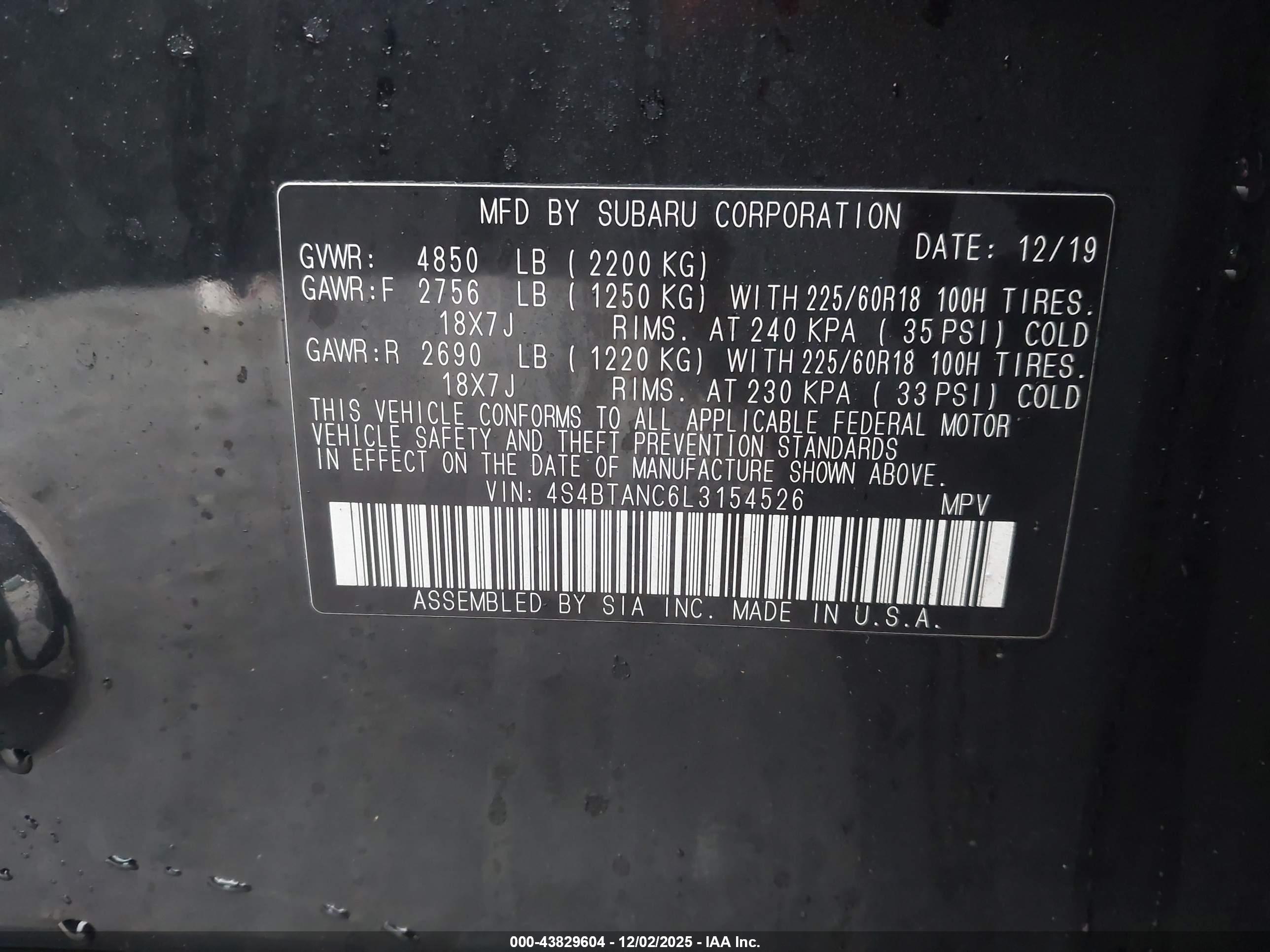 SUBARU OUTBACK image 9