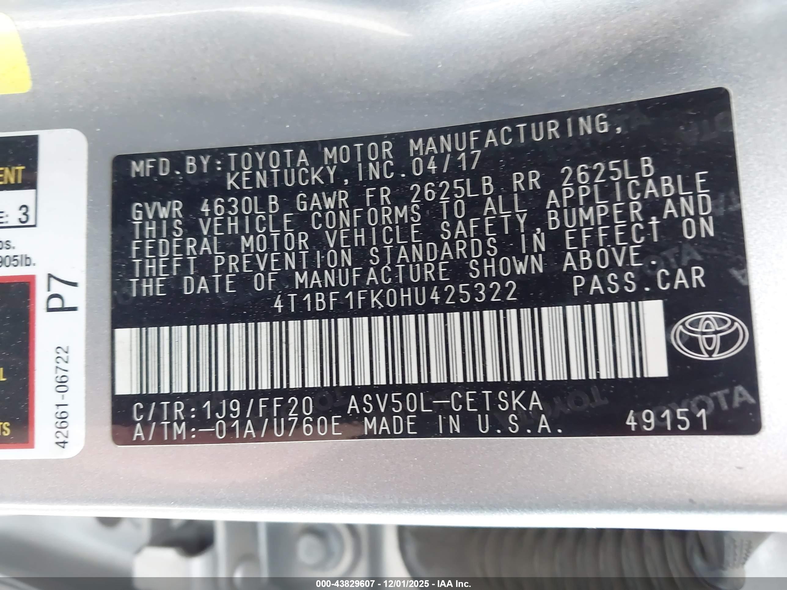TOYOTA CAMRY image 9