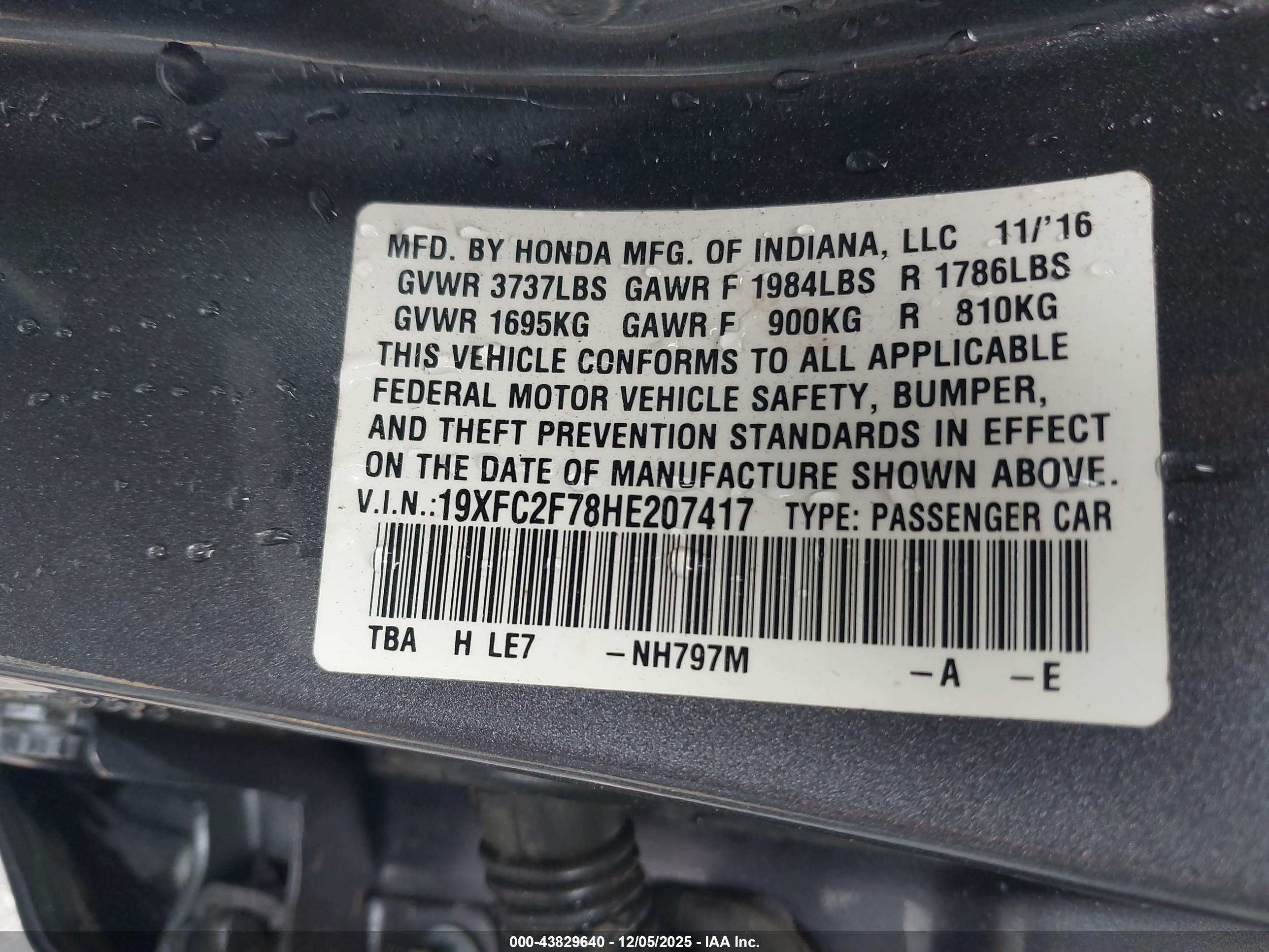 HONDA CIVIC image 9