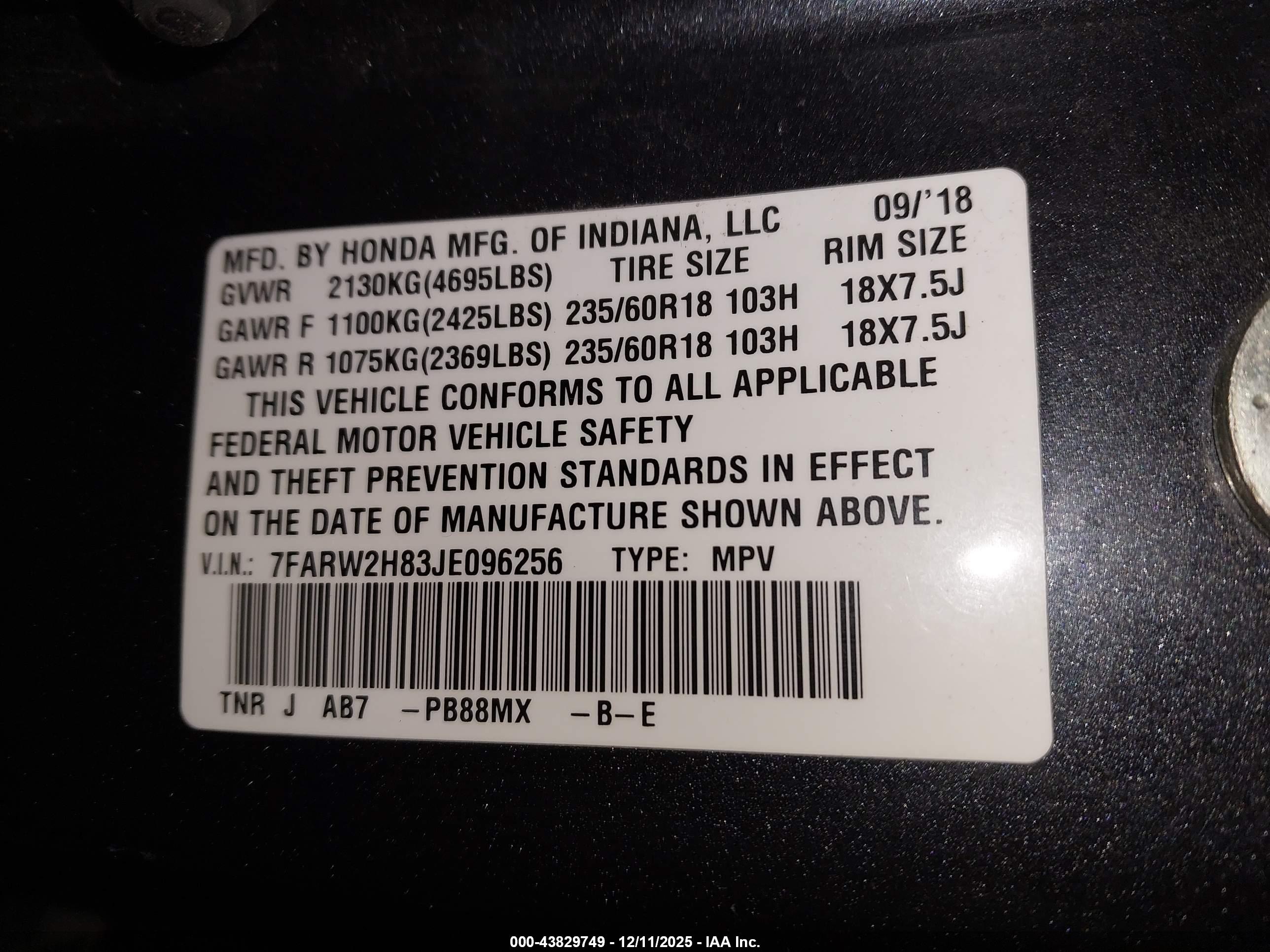 HONDA CR-V image 9