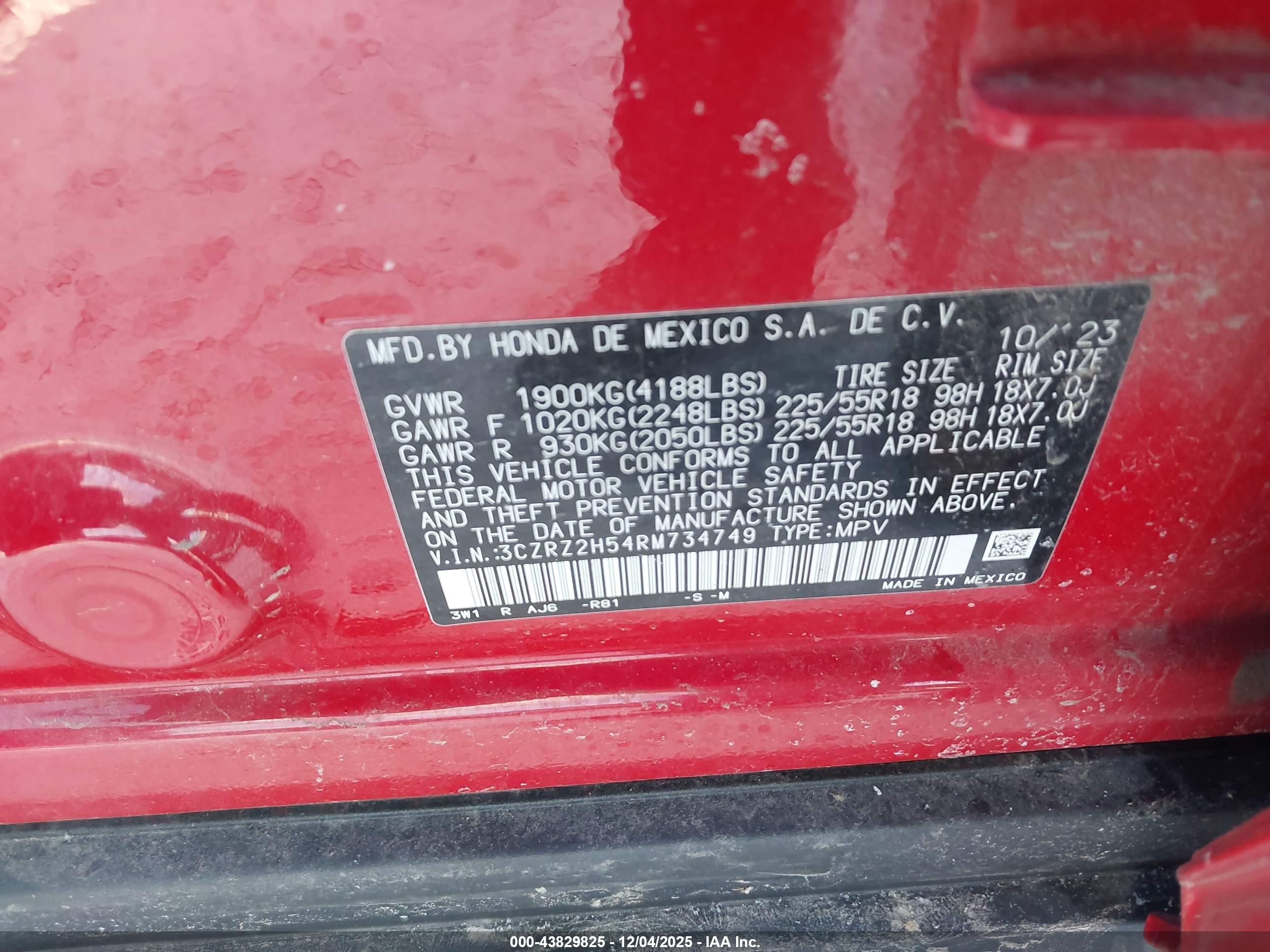 HONDA HR-V image 9