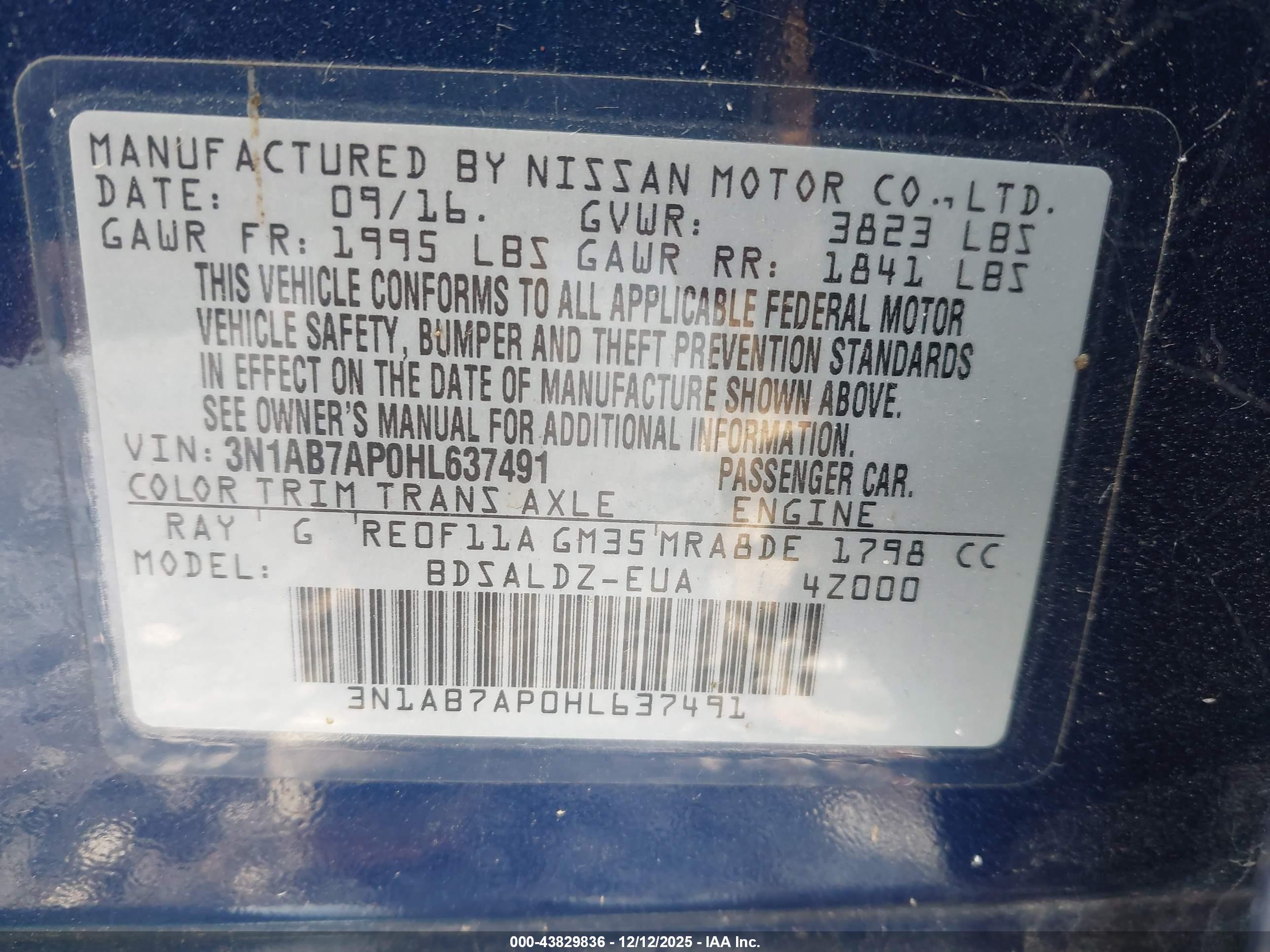 NISSAN SENTRA image 9
