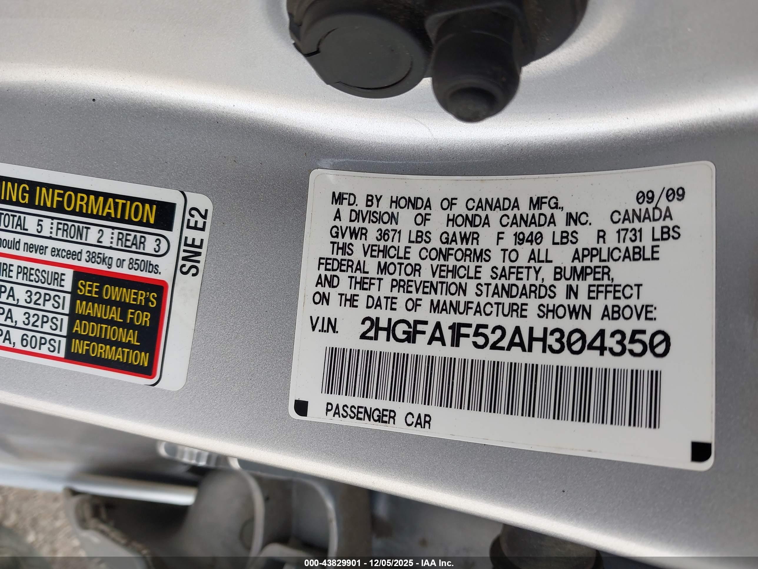 HONDA CIVIC image 9