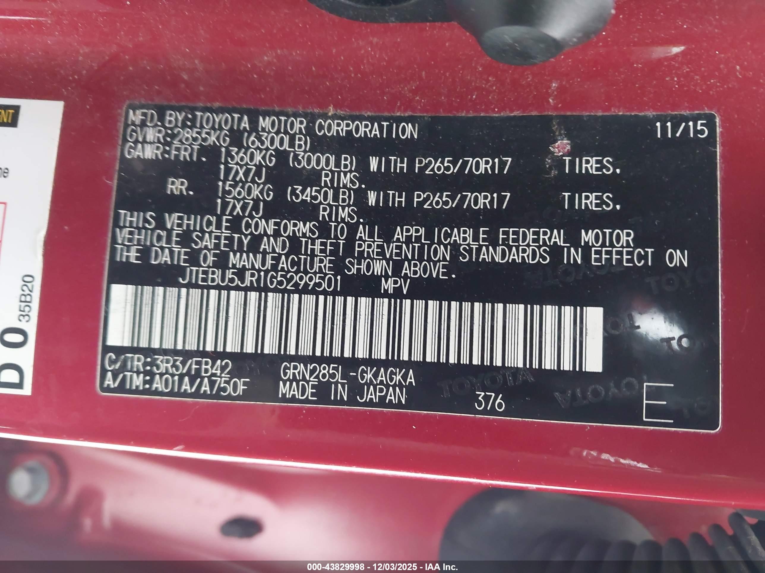TOYOTA 4RUNNER image 9