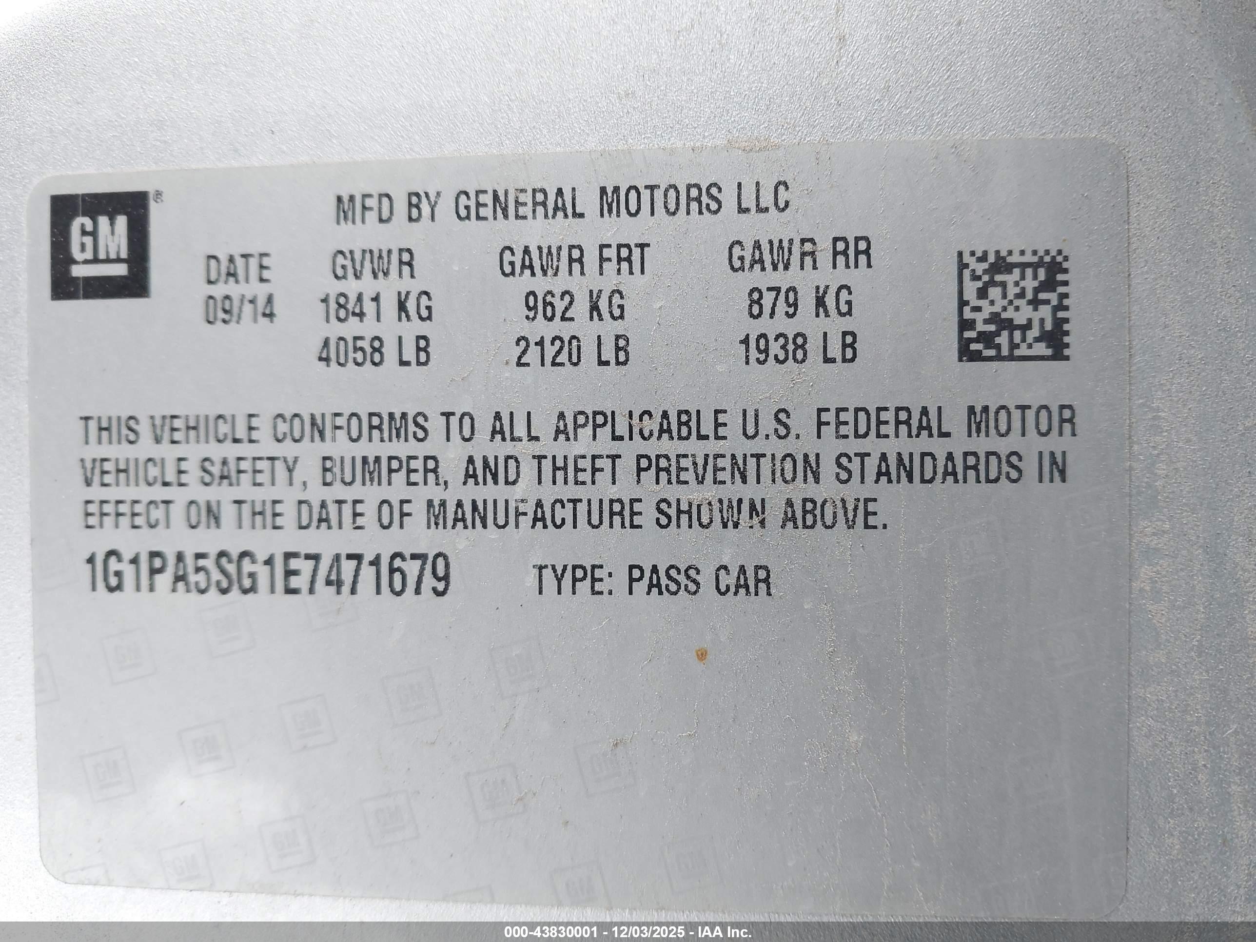 CHEVROLET CRUZE image 9