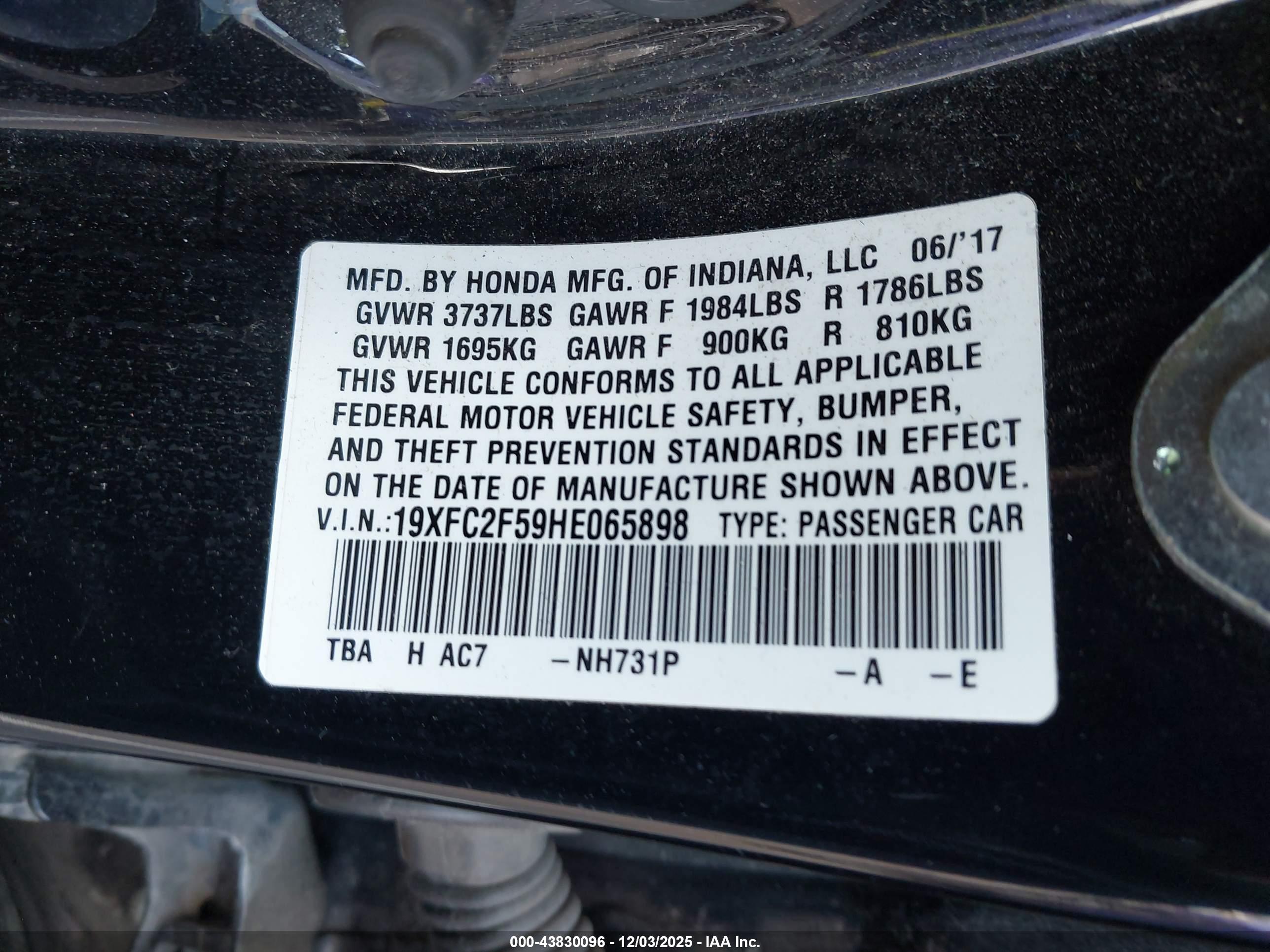 HONDA CIVIC image 9