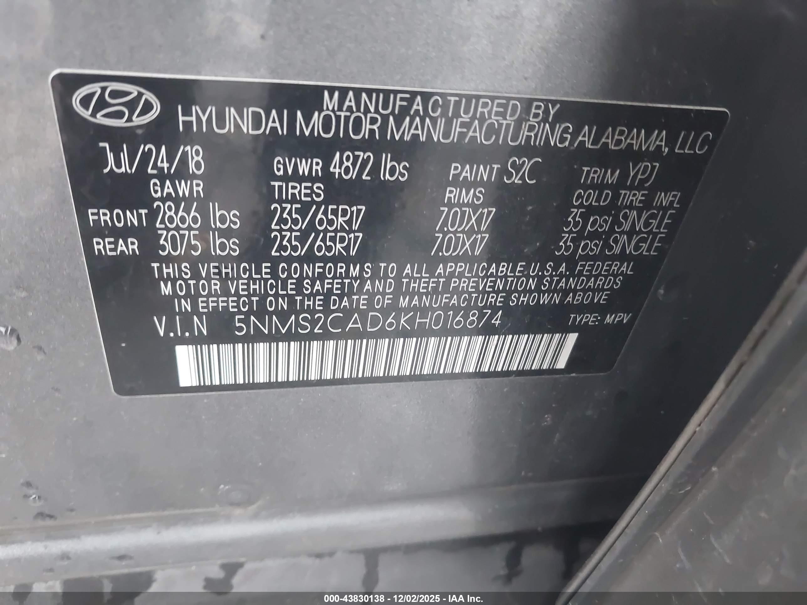 HYUNDAI SANTA image 9