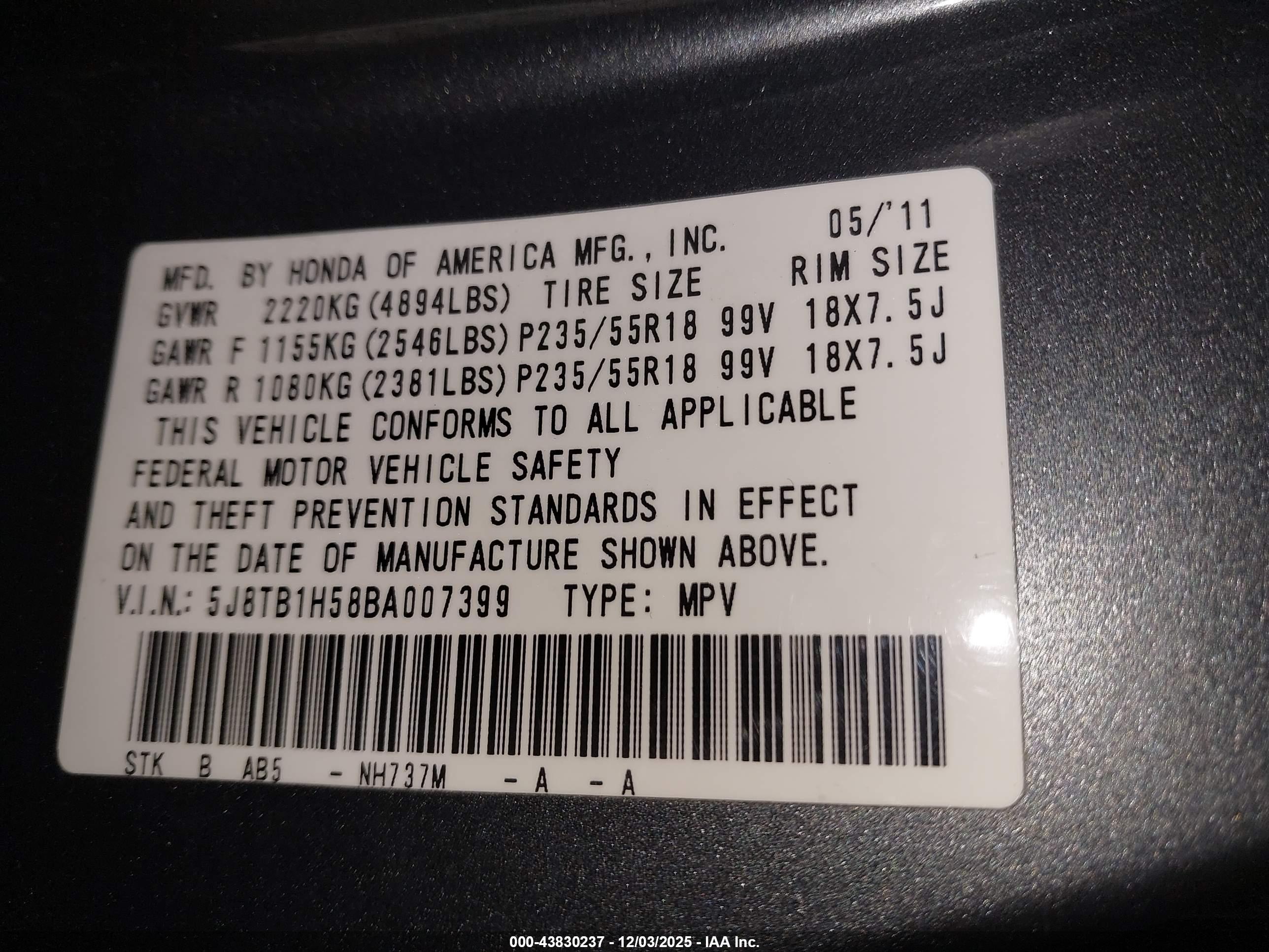 ACURA RDX image 9