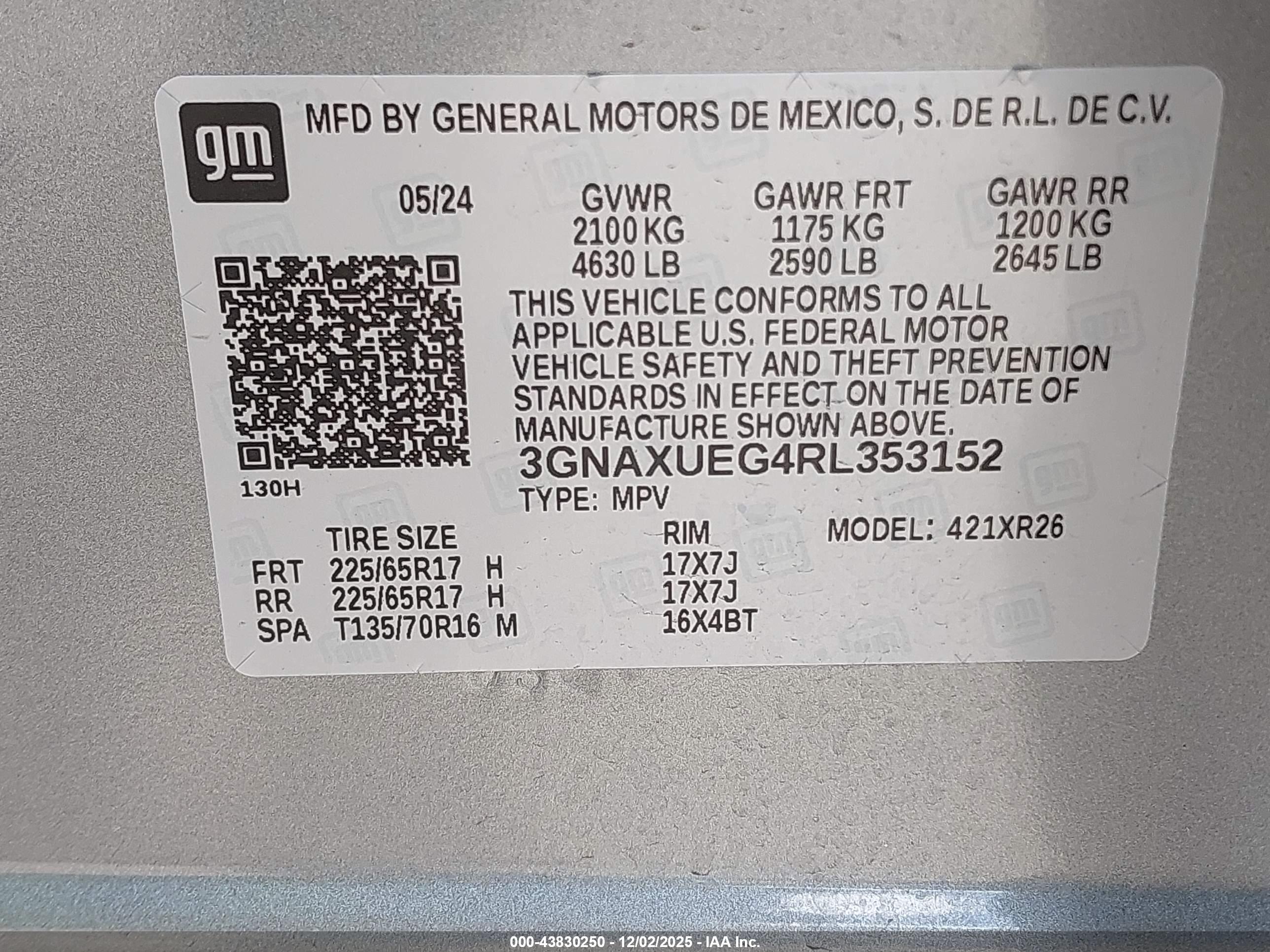 CHEVROLET EQUINOX image 9