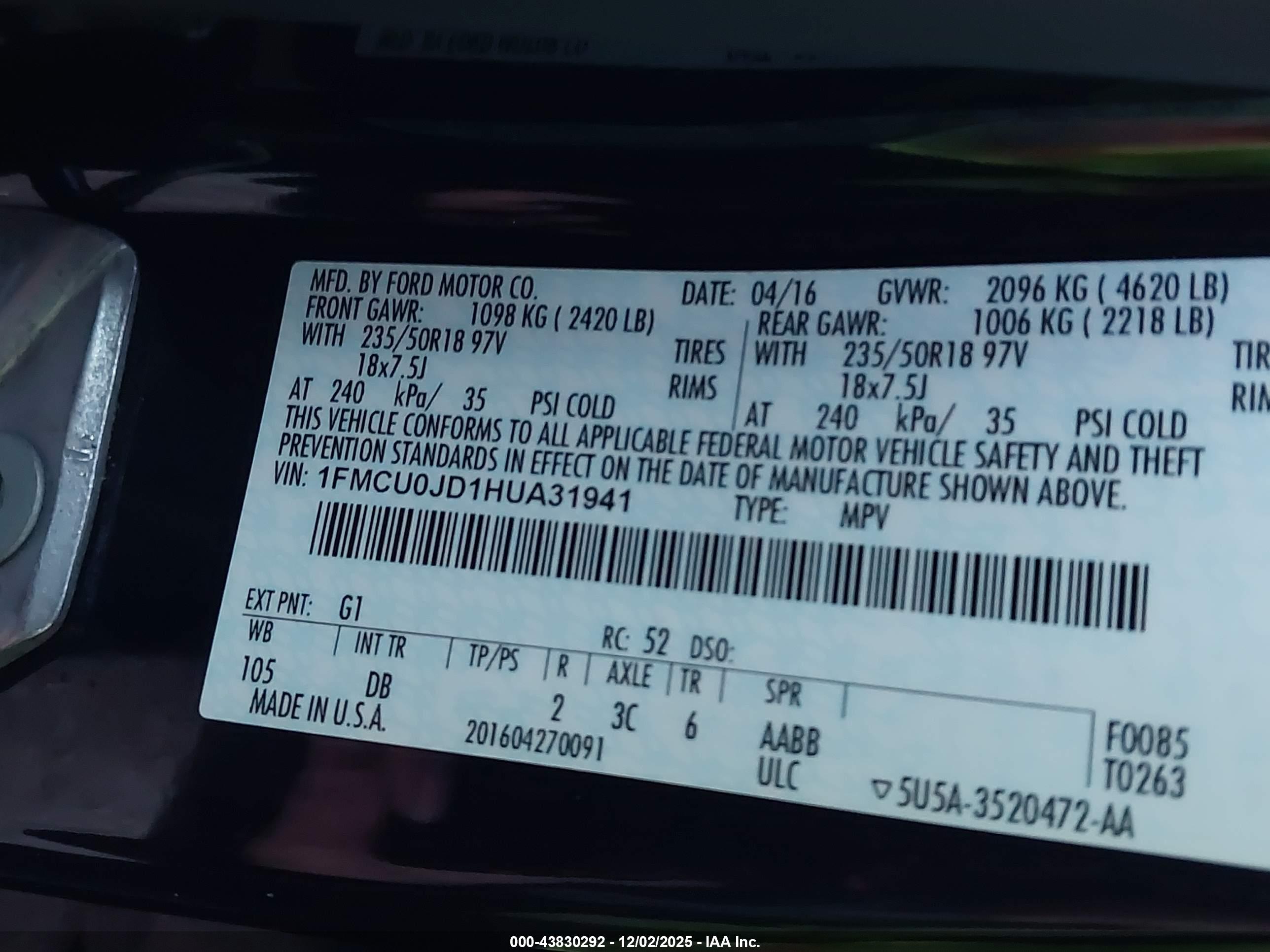FORD ESCAPE image 9