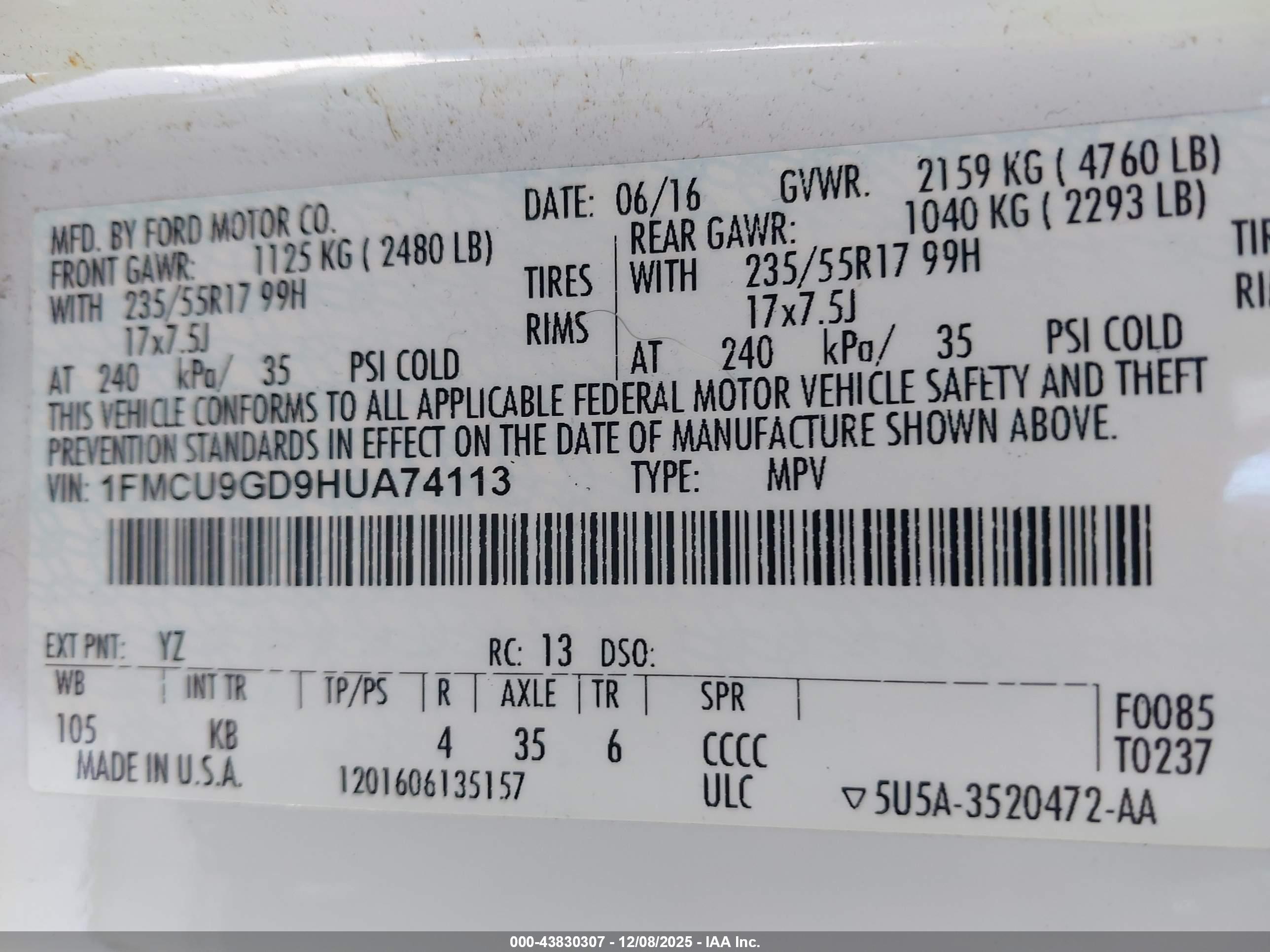 FORD ESCAPE image 9