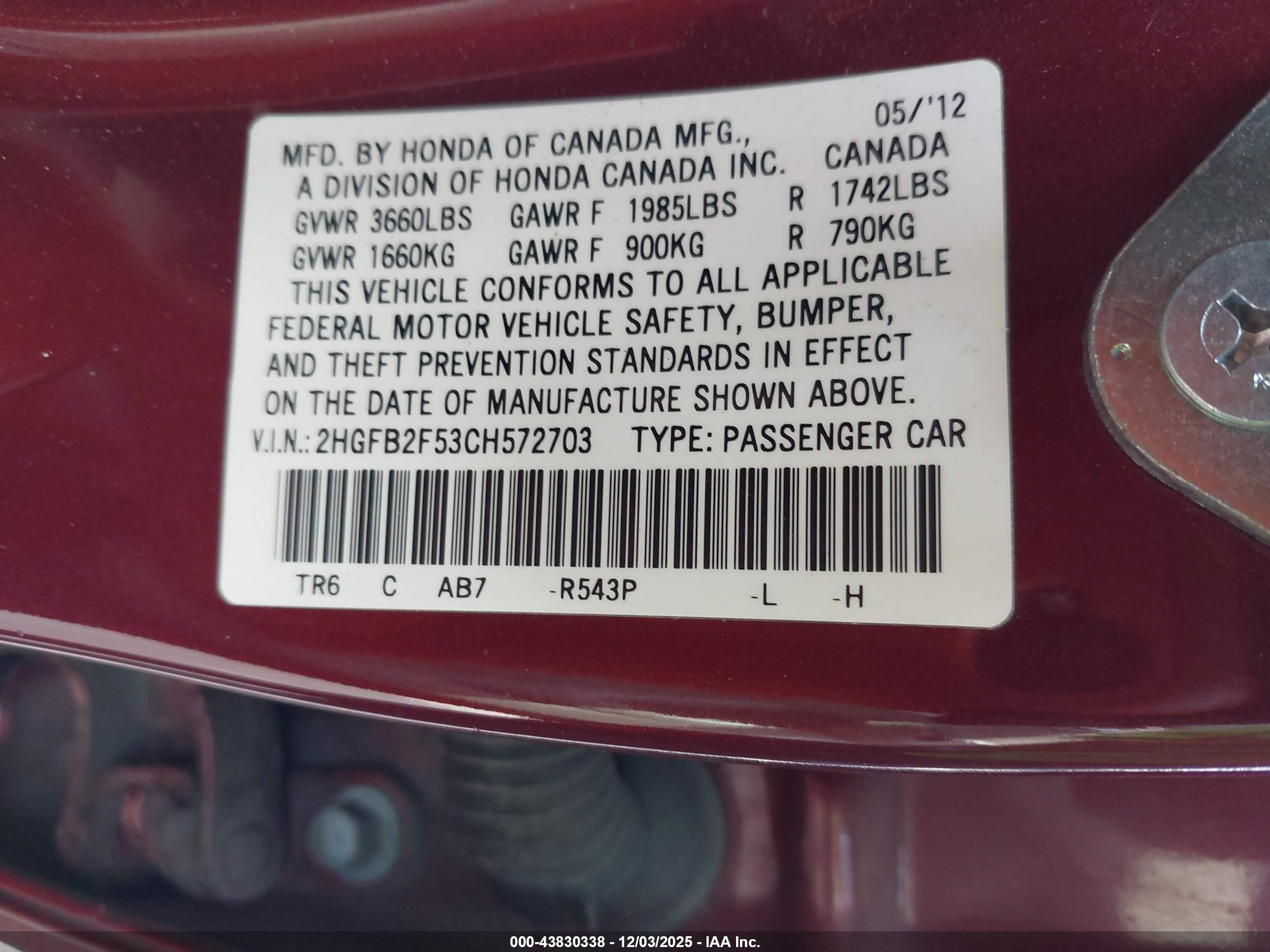 HONDA CIVIC image 9