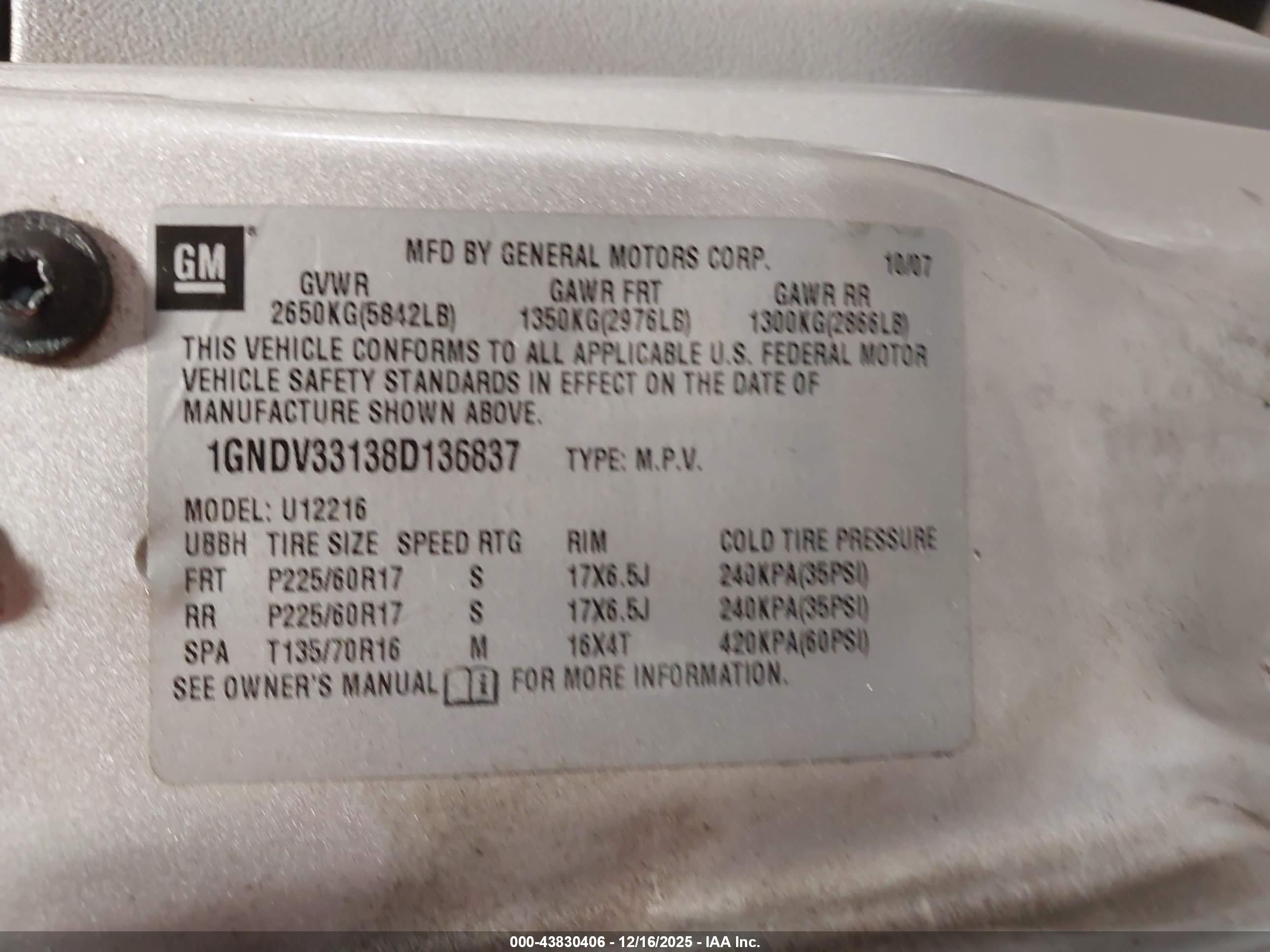 CHEVROLET UPLANDER image 9