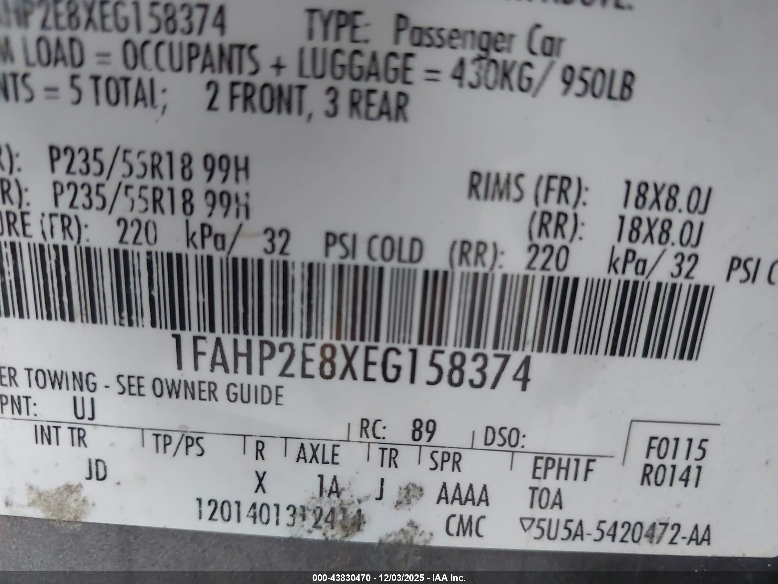 FORD TAURUS image 9