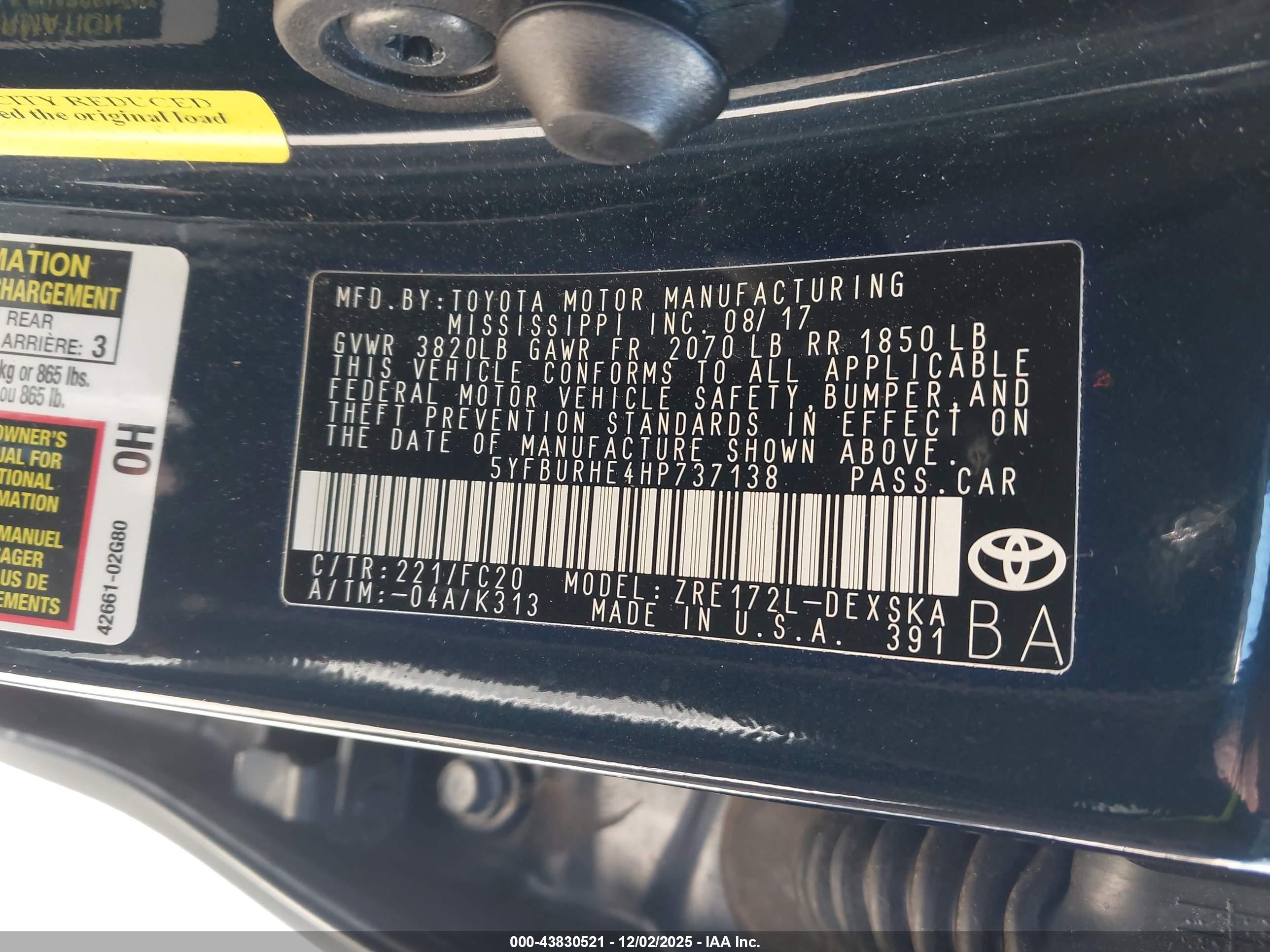 TOYOTA COROLLA image 9