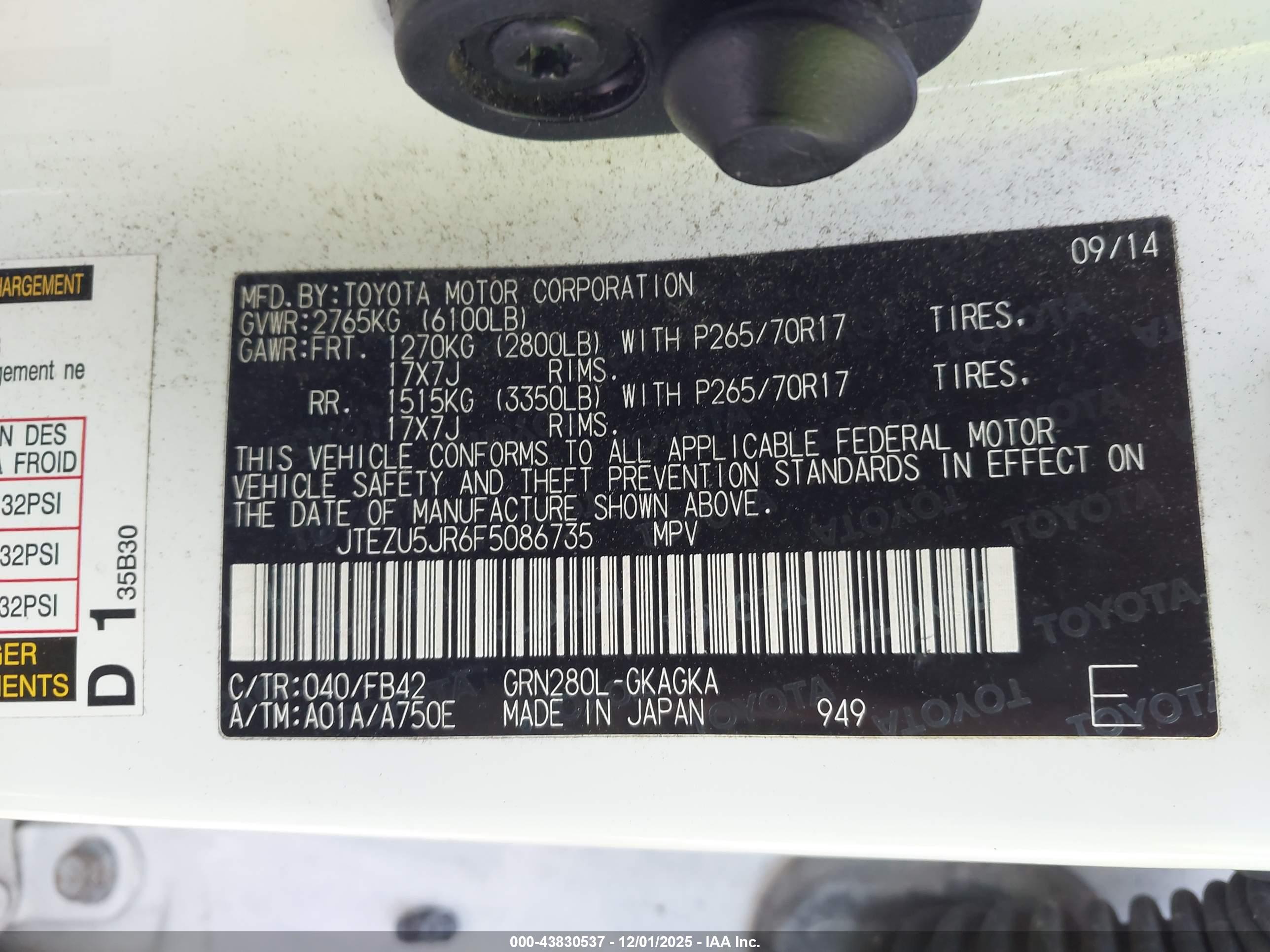 TOYOTA 4RUNNER image 9