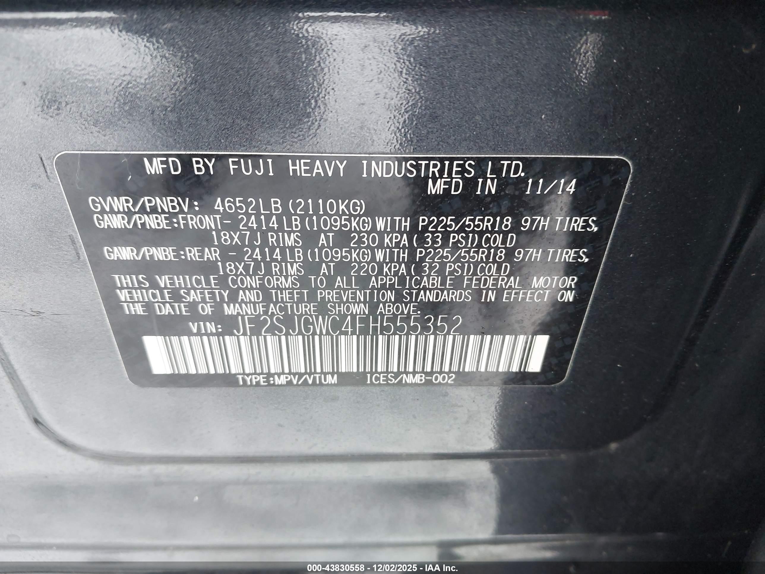 SUBARU FORESTER image 9