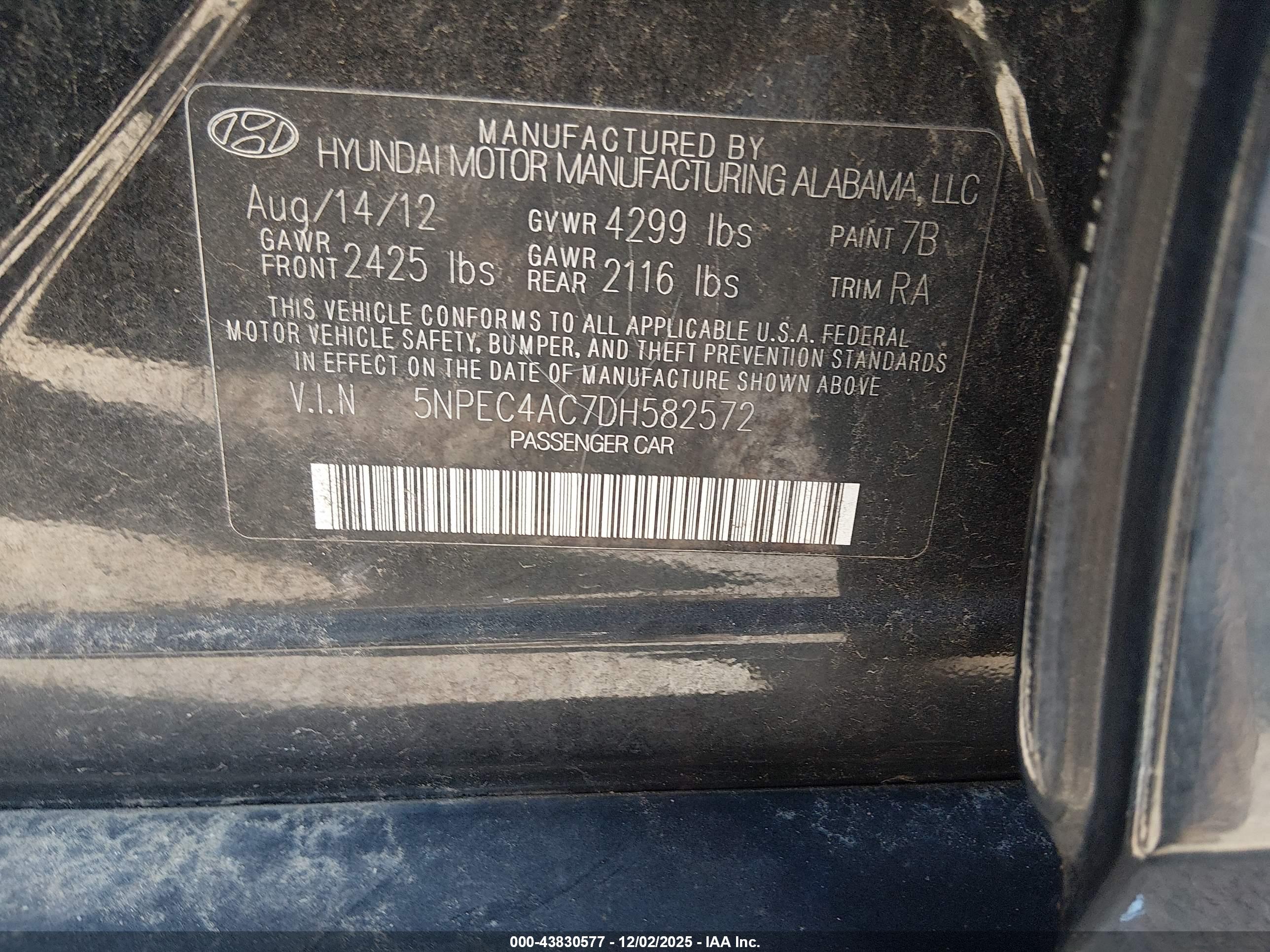 HYUNDAI SONATA image 9