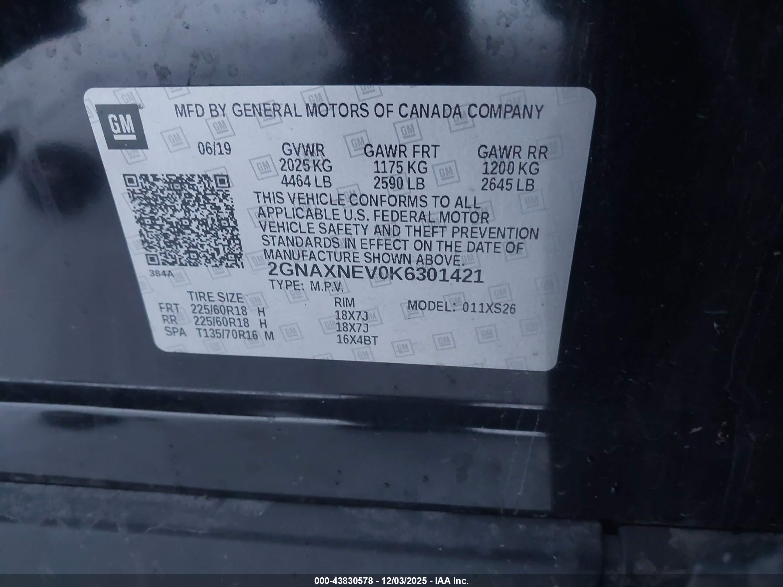 CHEVROLET EQUINOX image 9
