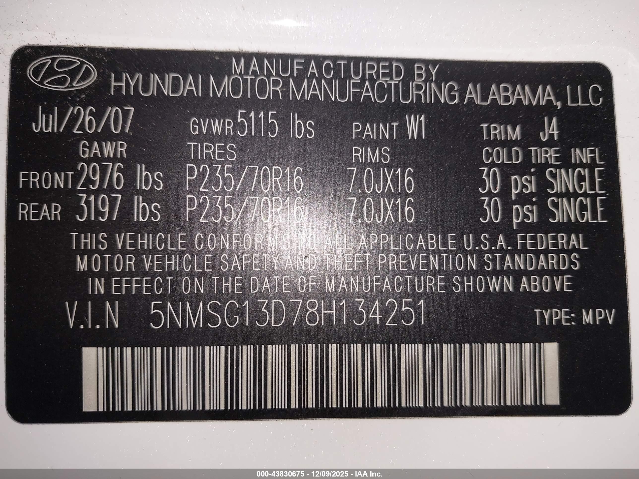 HYUNDAI SANTA image 9