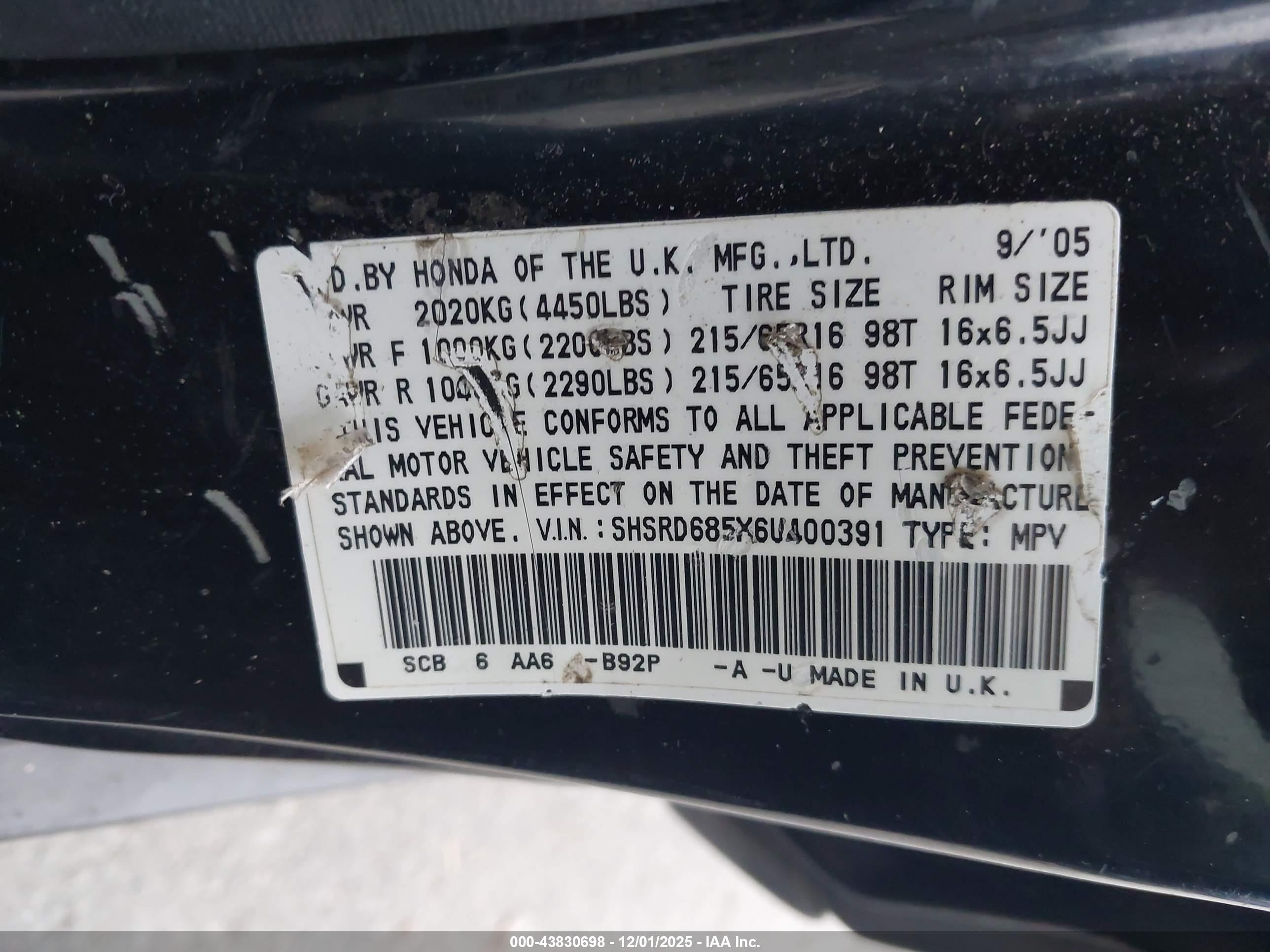 HONDA CR-V image 9