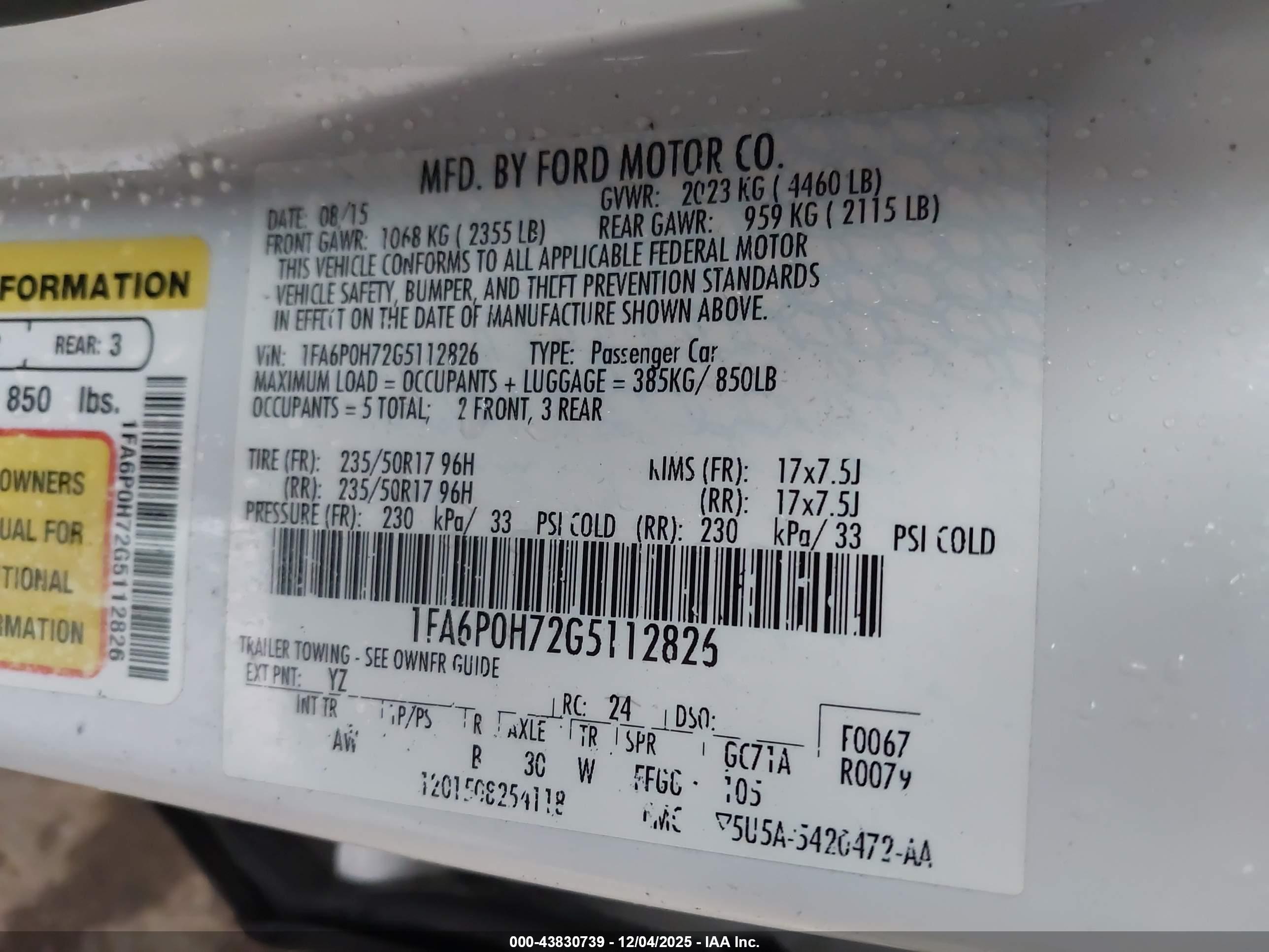 FORD FUSION image 9