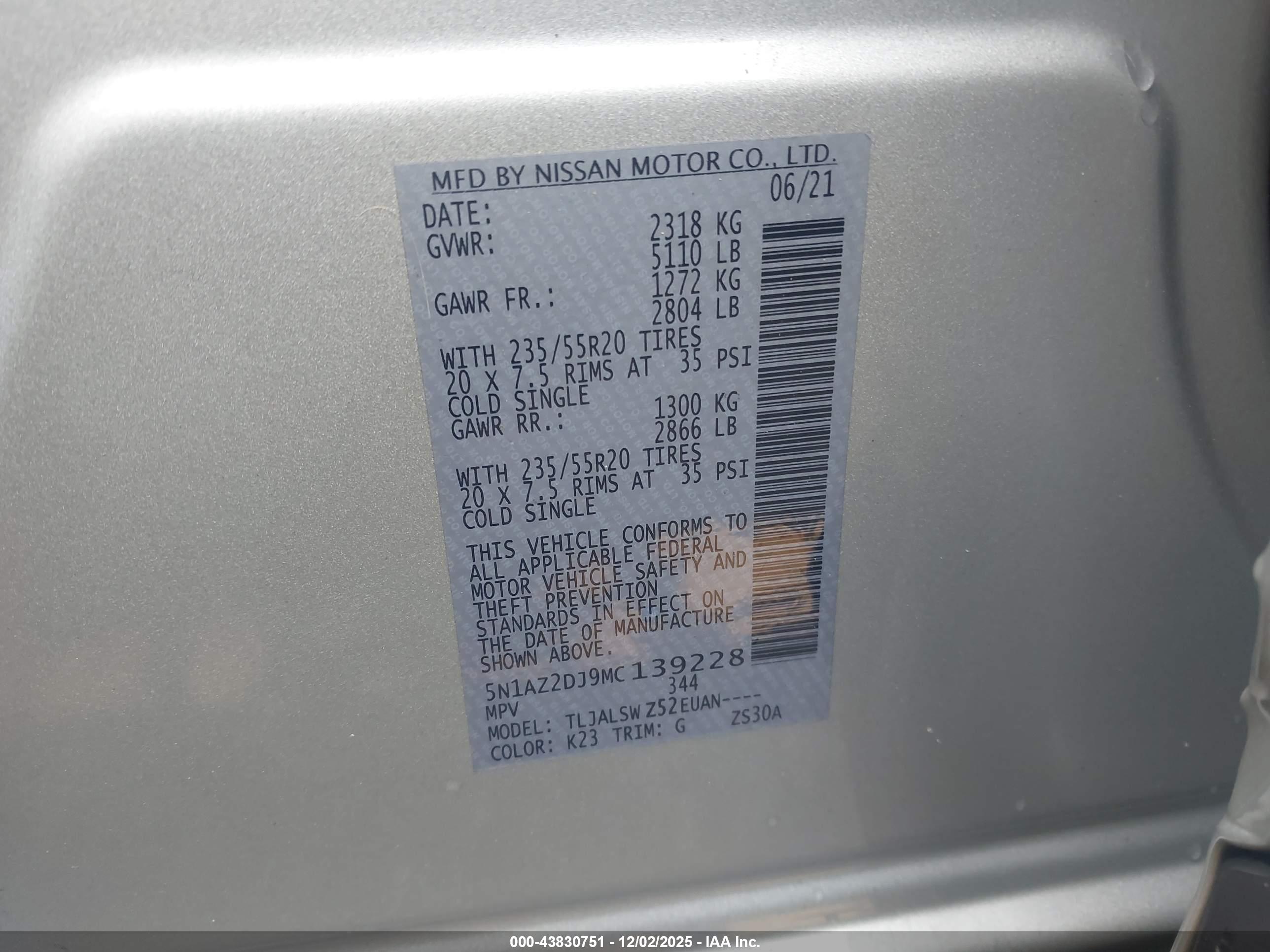 NISSAN MURANO image 9